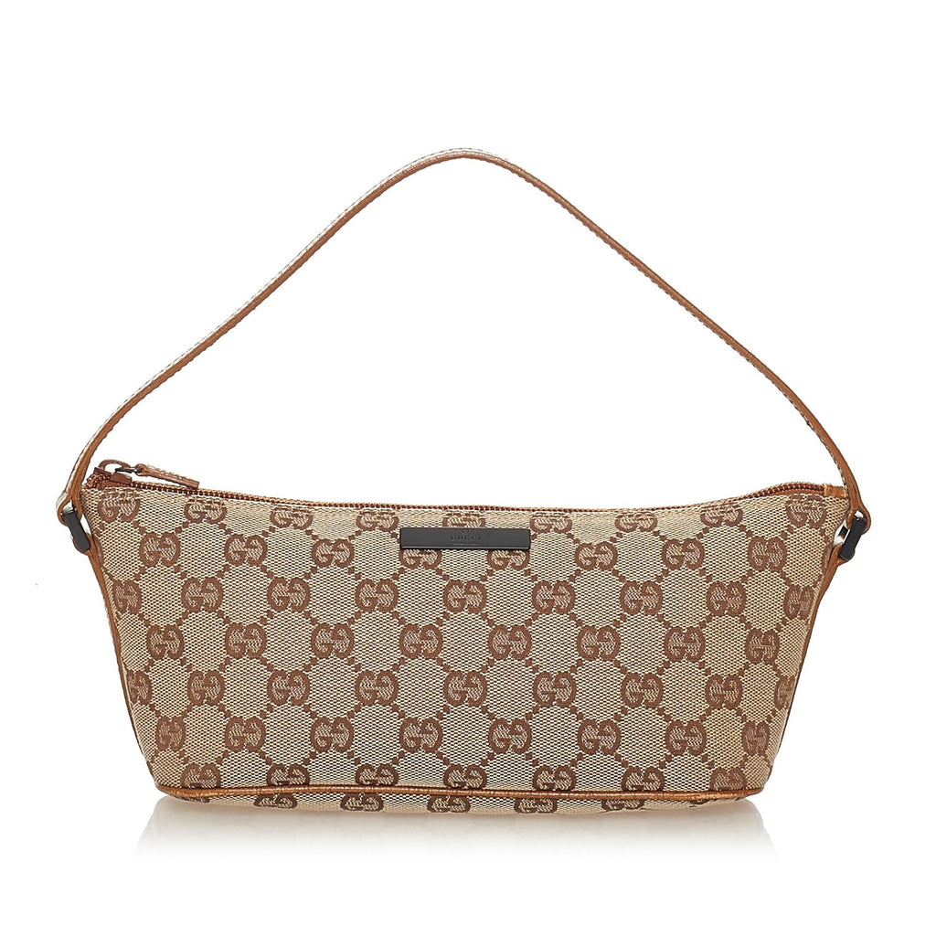 Gucci Gucci Canvas Boat Baguette (SHG-27593)
