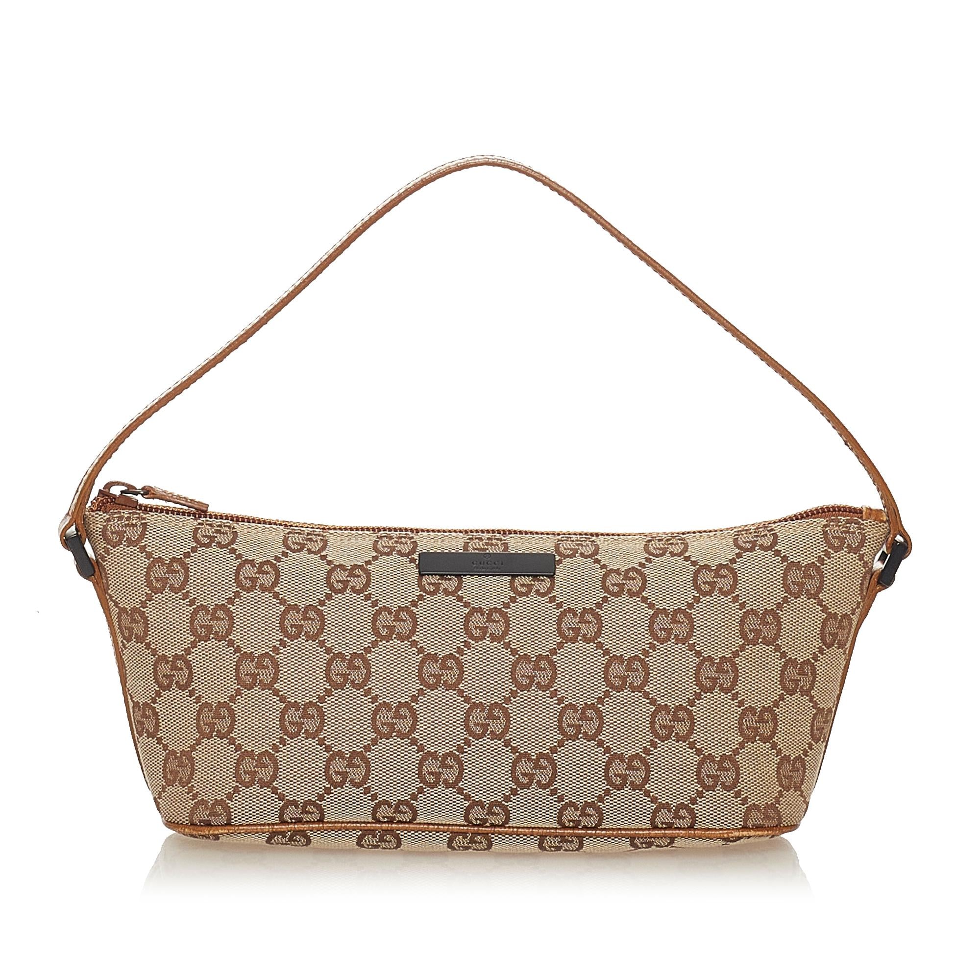 Gucci Gucci Canvas Boat Baguette (SHG-27593)