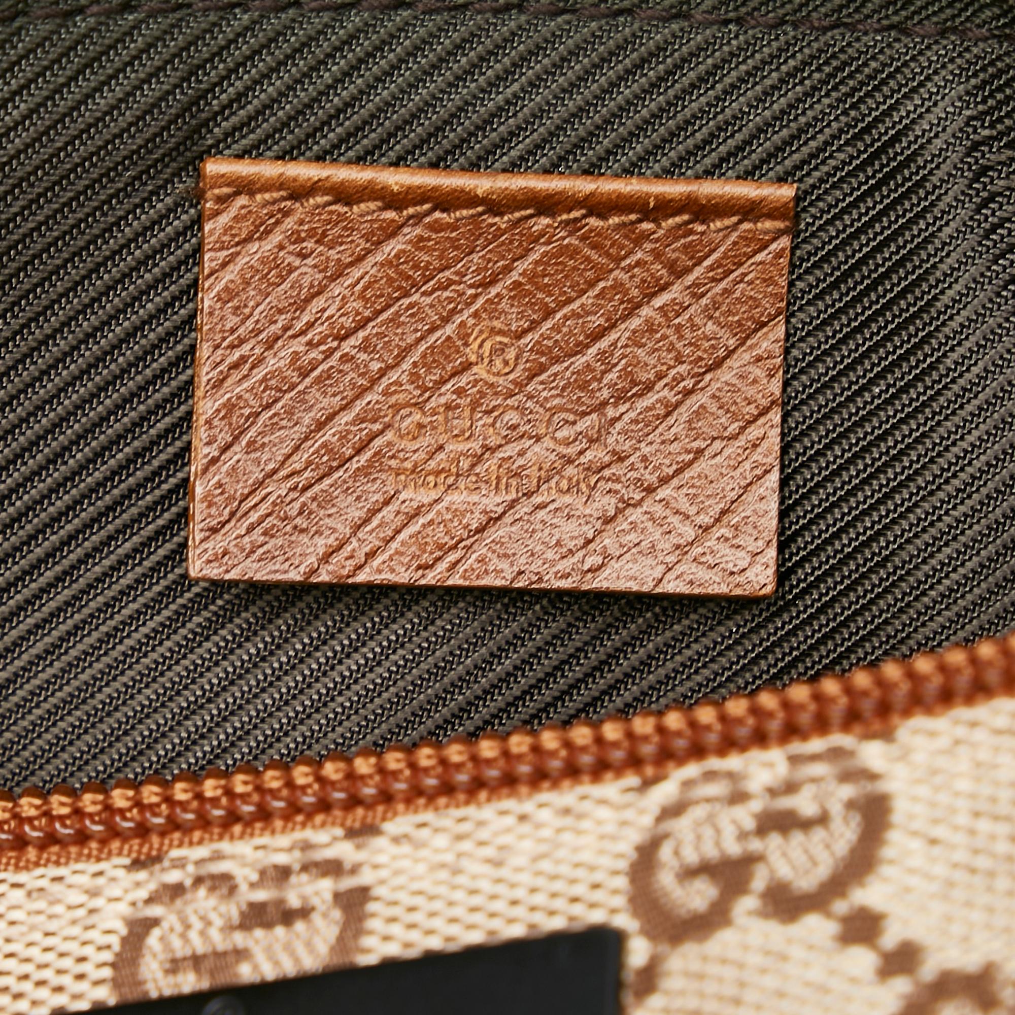 Gucci Gucci Canvas Boat Baguette (SHG-27593)