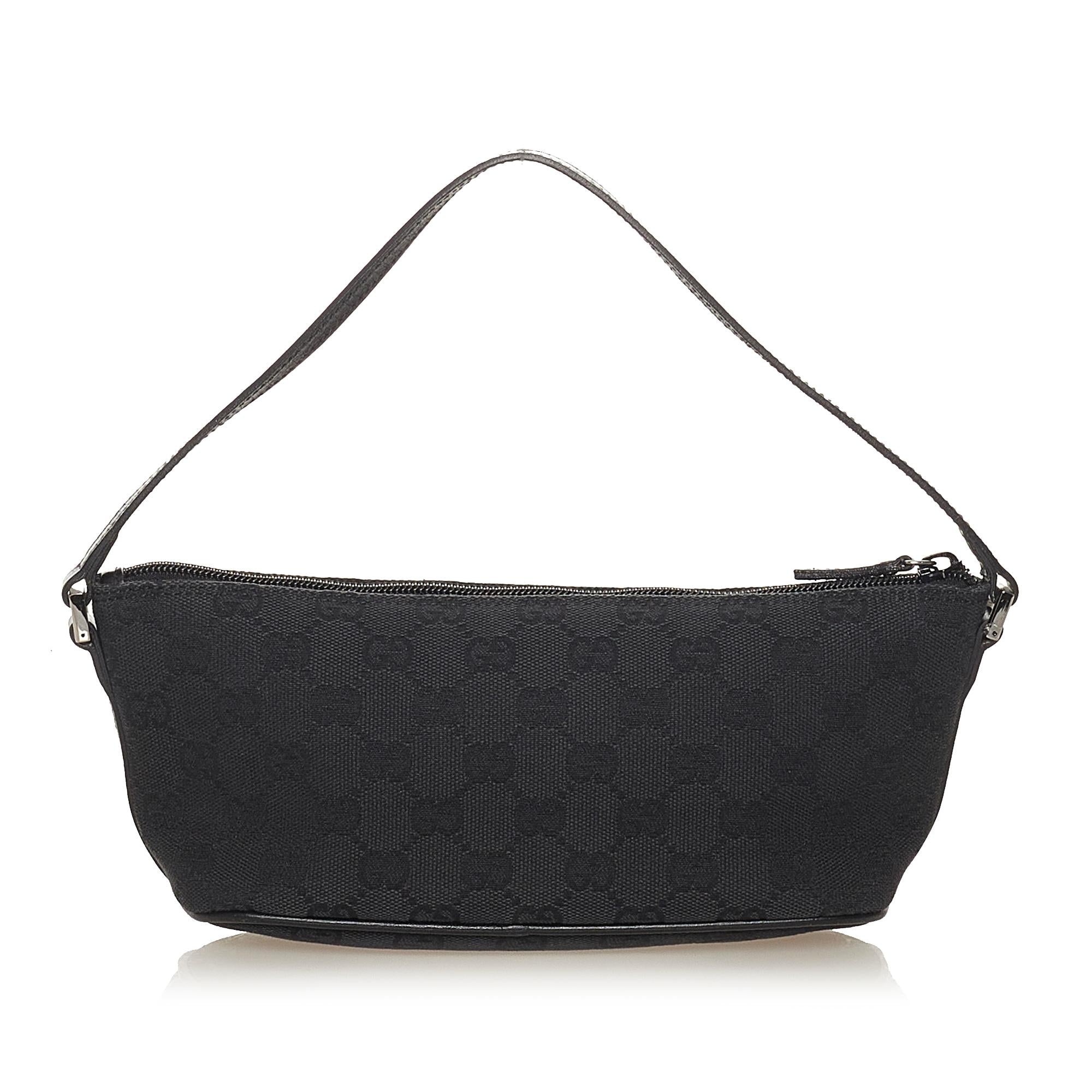 Gucci Gucci Canvas Boat Baguette (SHG-27594)