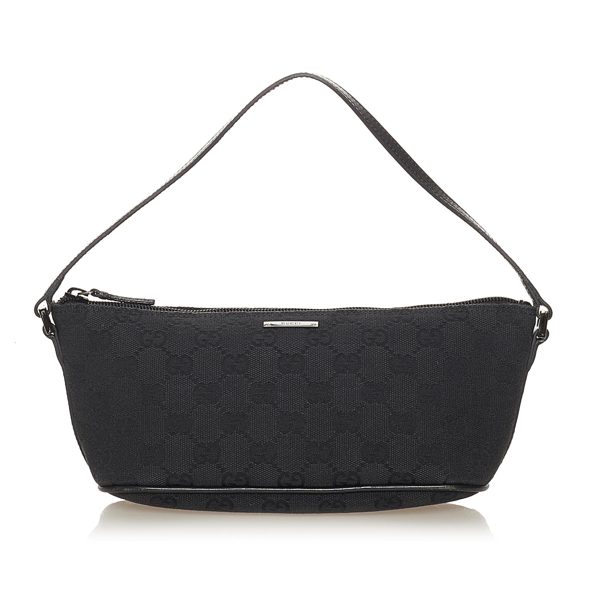 Gucci Gucci Canvas Boat Baguette (SHG-27594)