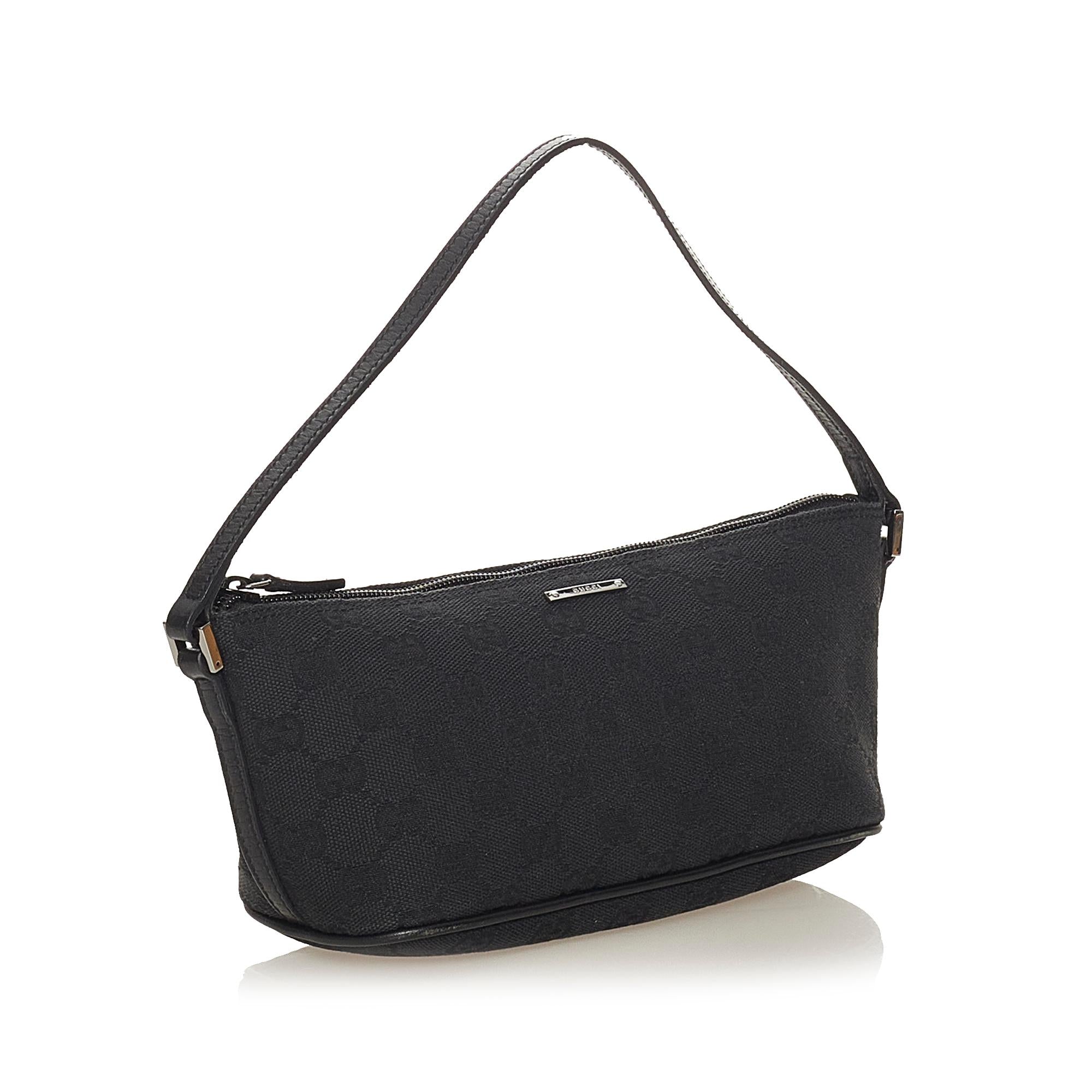 Gucci Gucci Canvas Boat Baguette (SHG-27594)