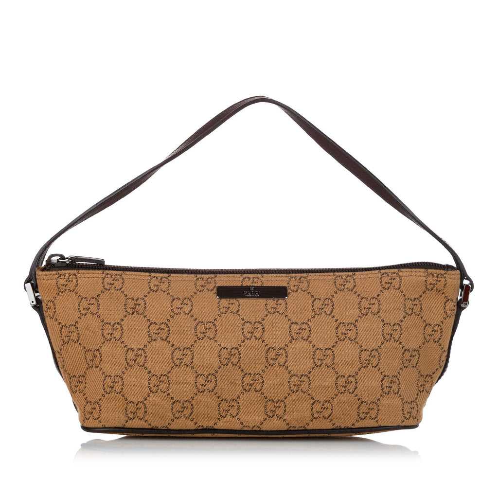 Gucci Gucci Canvas Boat Baguette (SHG-27601)