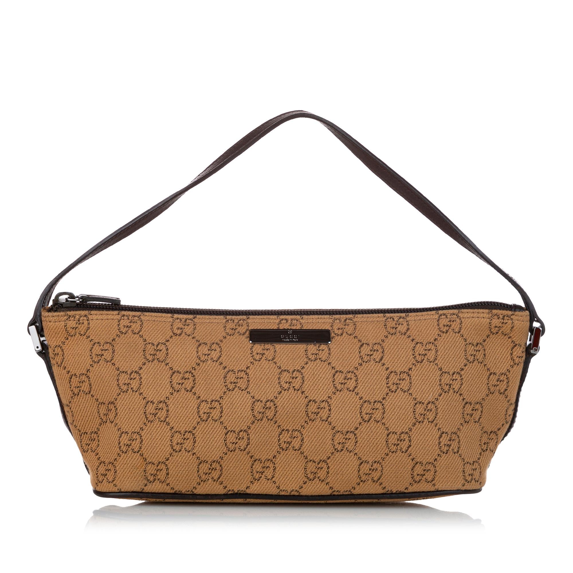 Gucci Gucci Canvas Boat Baguette (SHG-27601)