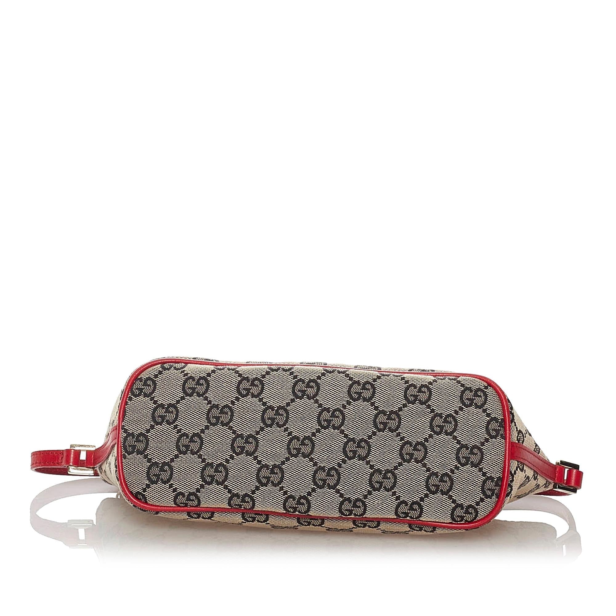 Gucci Gucci Canvas Boat Baguette (SHG-27764)