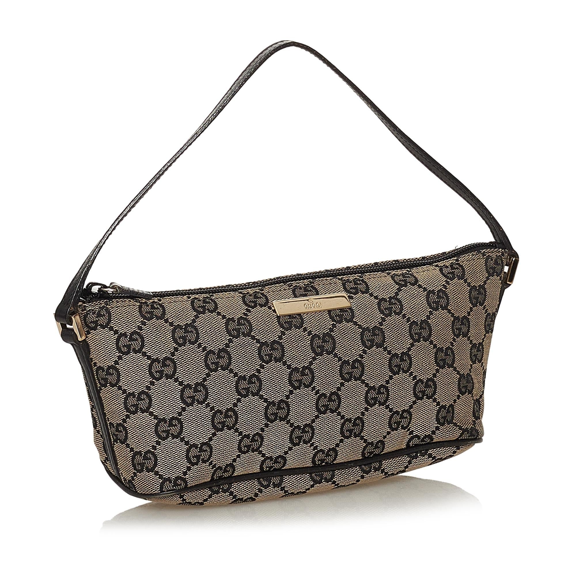 Gucci Gucci Canvas Boat Baguette (SHG-28325)