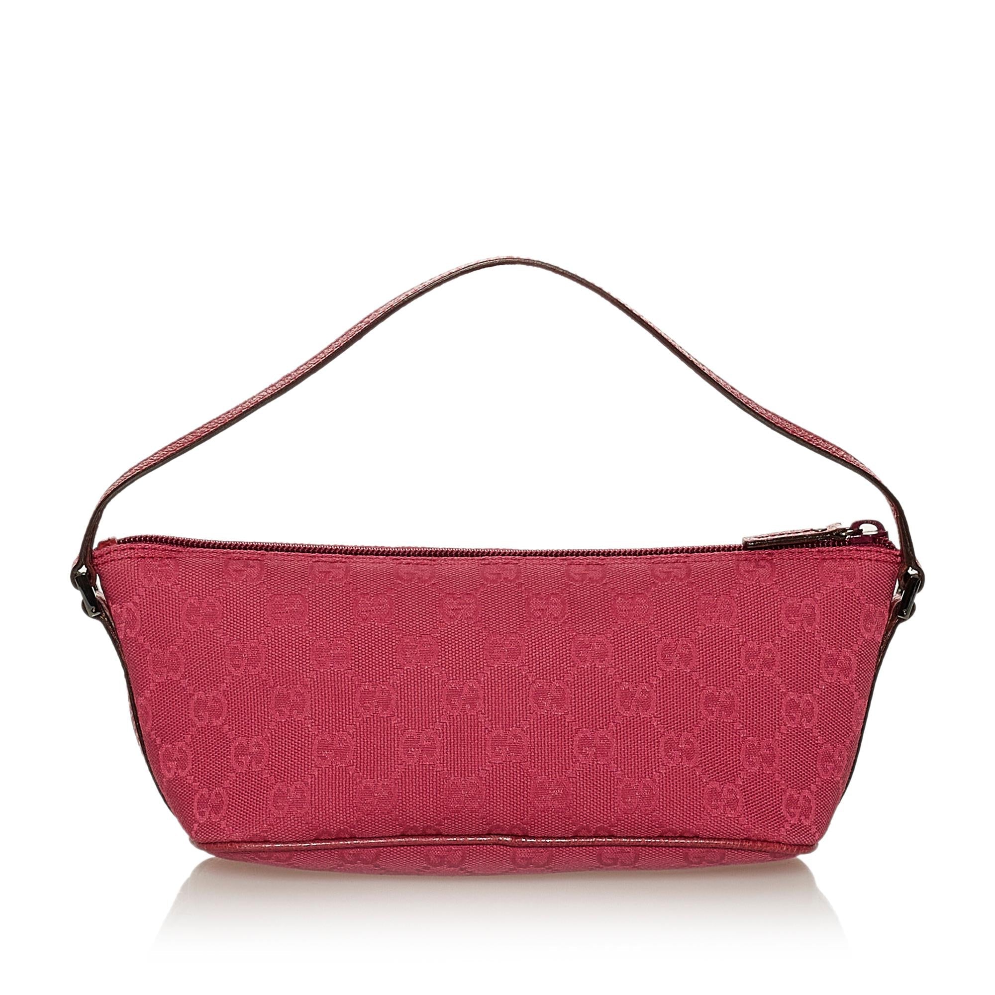 Gucci Gucci Canvas Boat Baguette (SHG-28556)