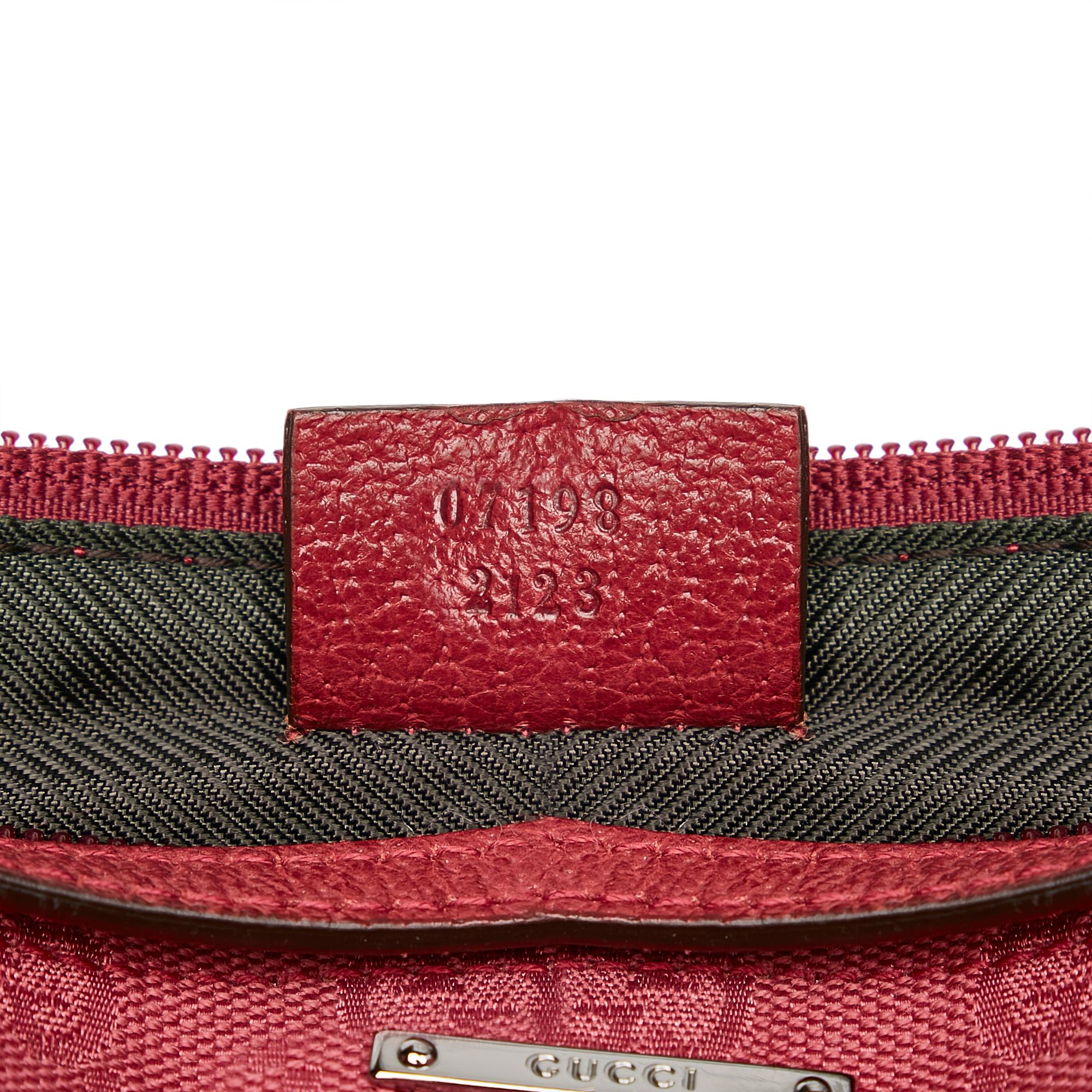 Gucci Gucci Canvas Boat Baguette (SHG-28556)