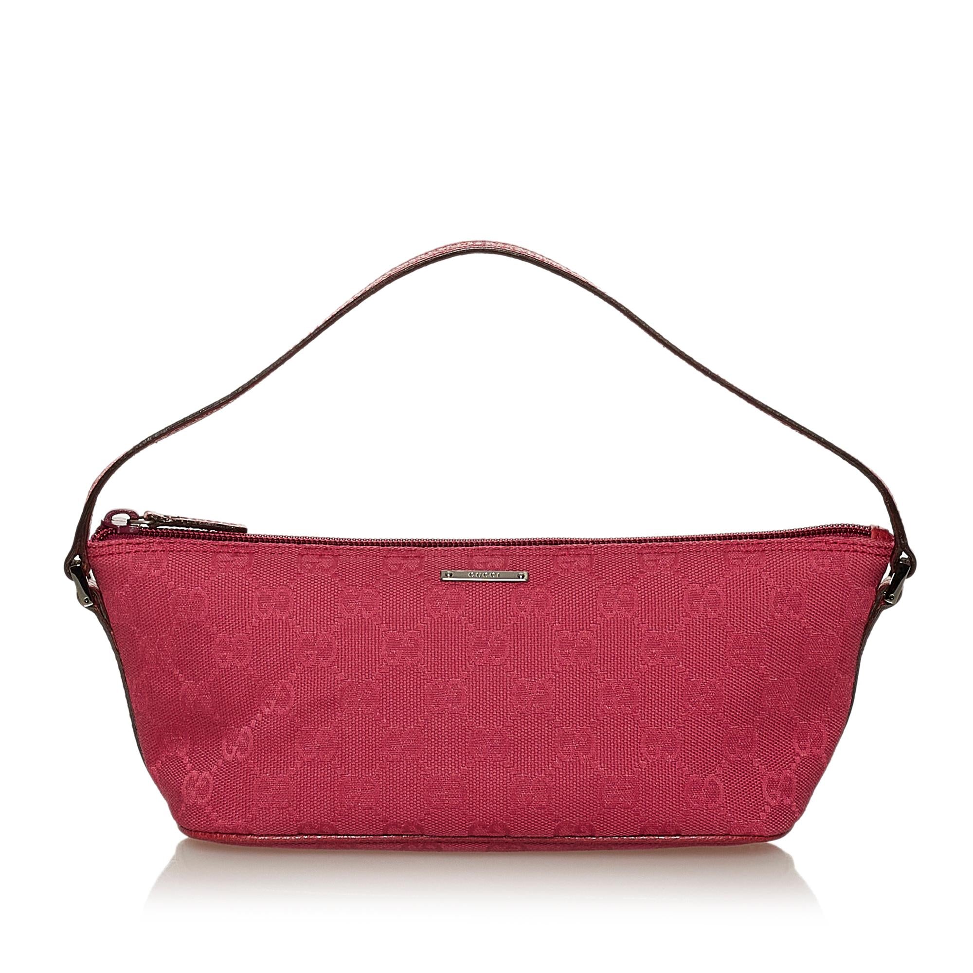 Gucci Gucci Canvas Boat Baguette (SHG-28556)