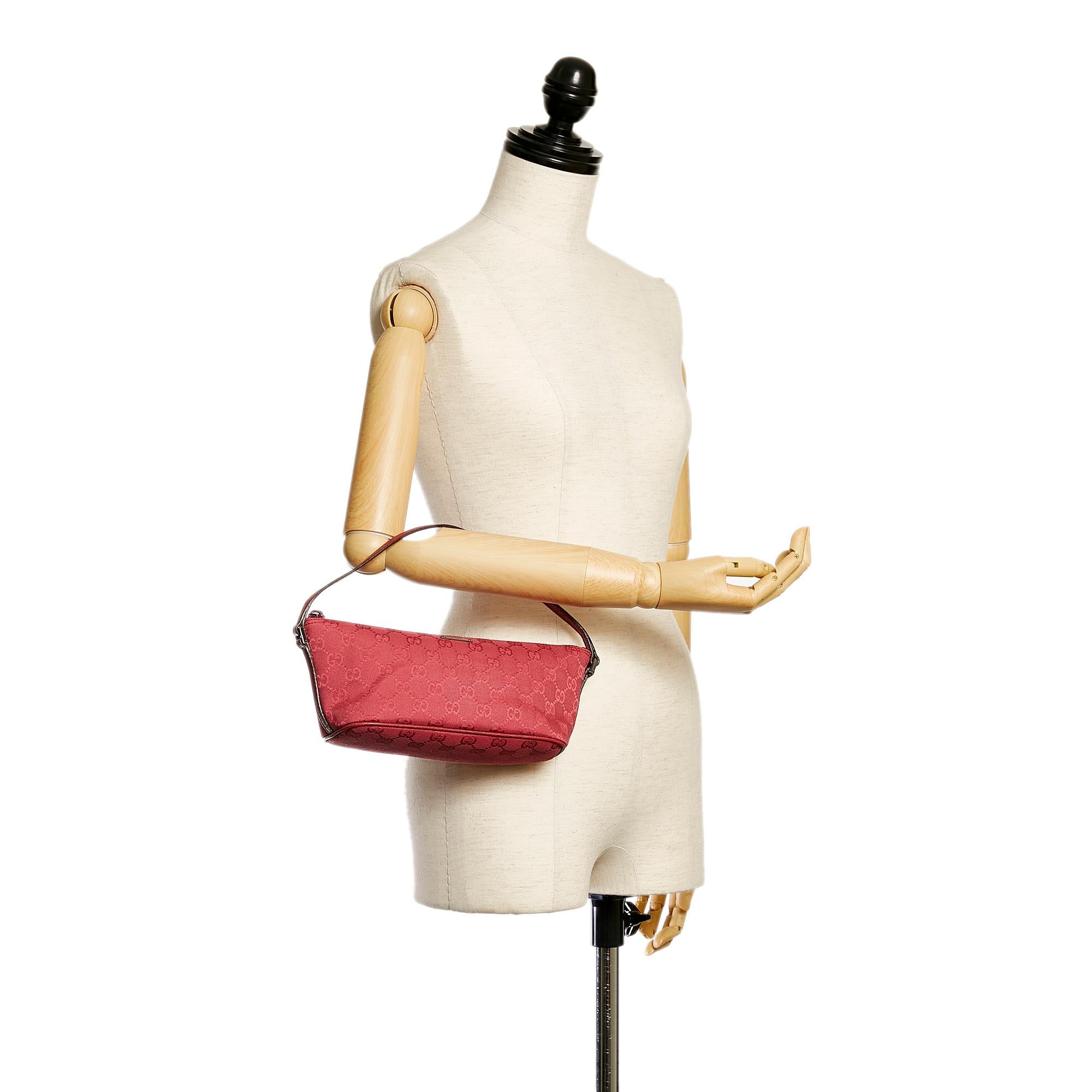 Gucci Gucci Canvas Boat Baguette (SHG-28556)