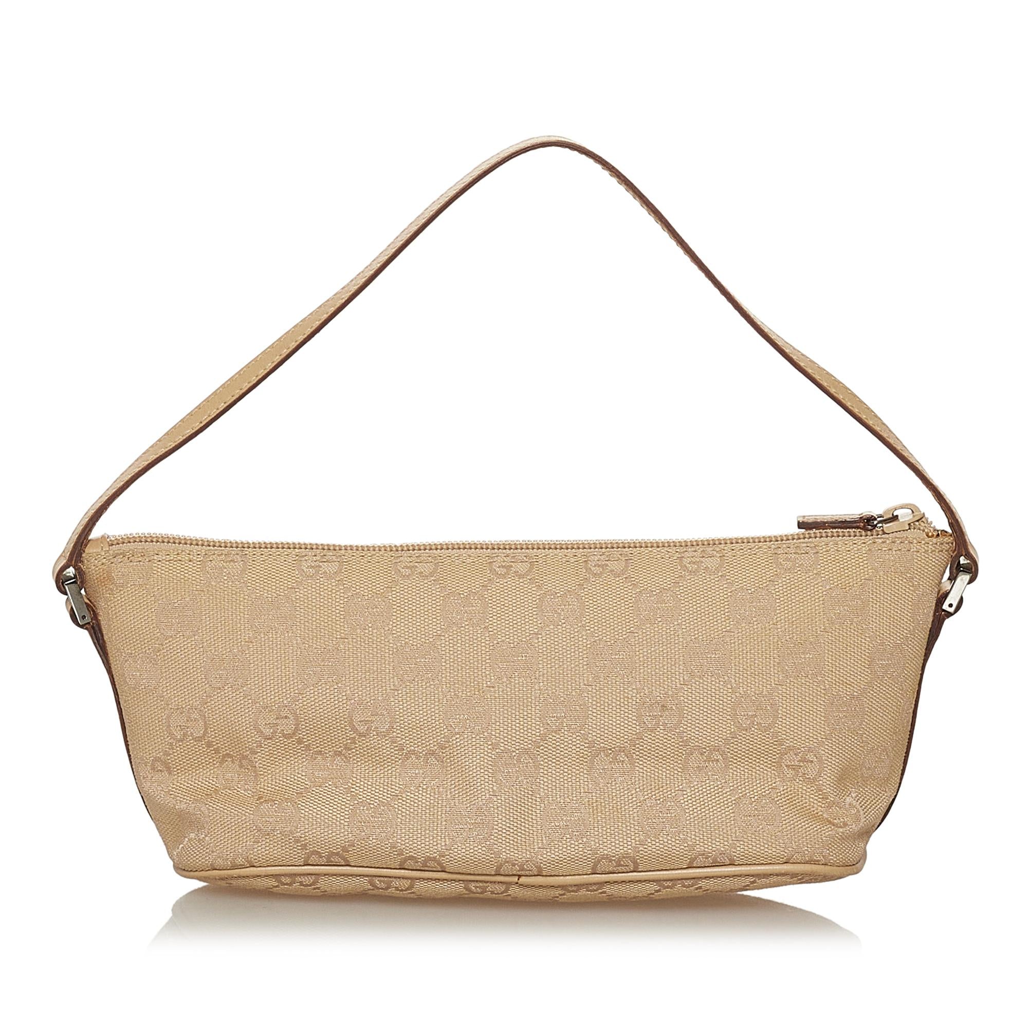 Gucci Gucci Canvas Boat Baguette (SHG-28580)
