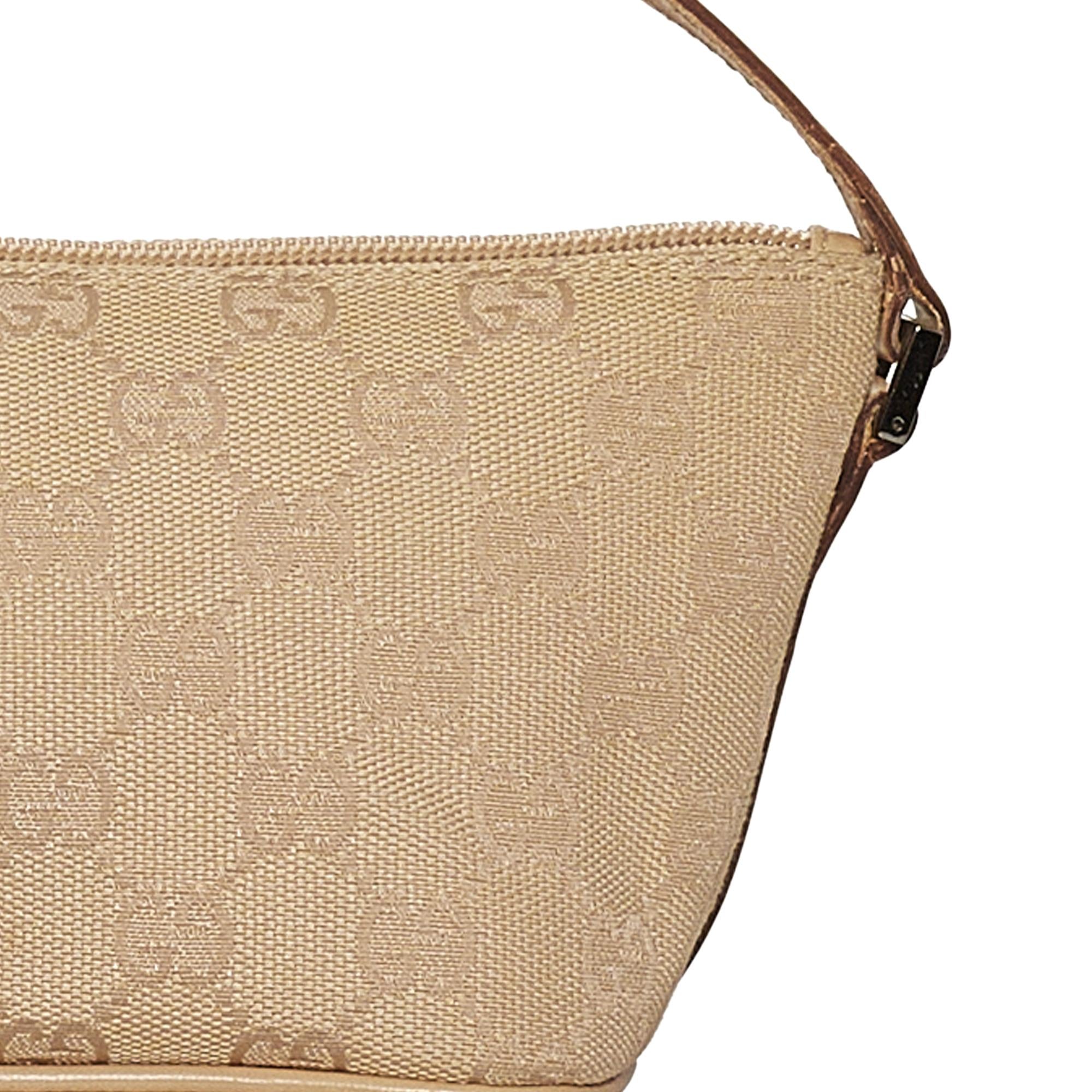 Gucci Gucci Canvas Boat Baguette (SHG-28580)