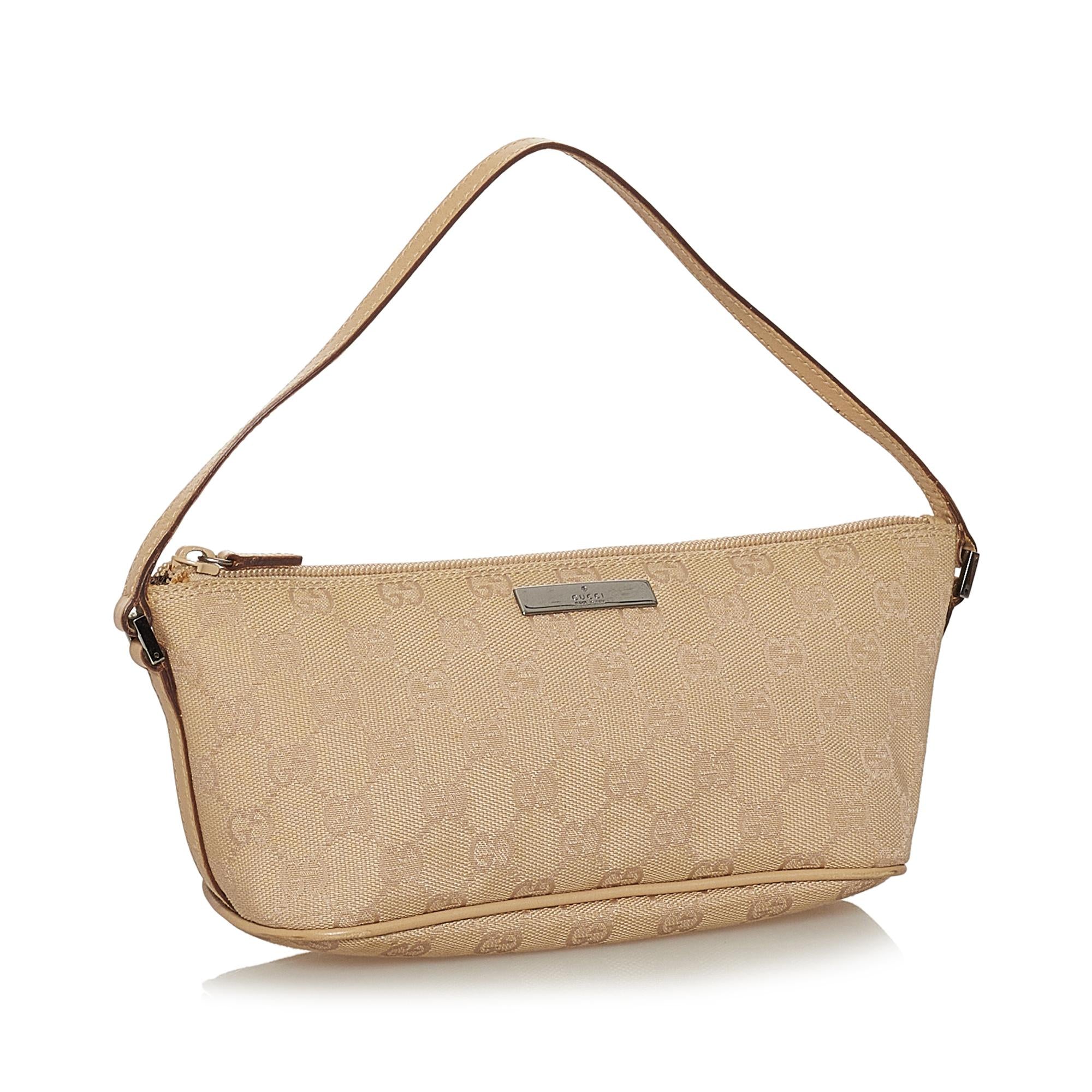 Gucci Gucci Canvas Boat Baguette (SHG-28580)
