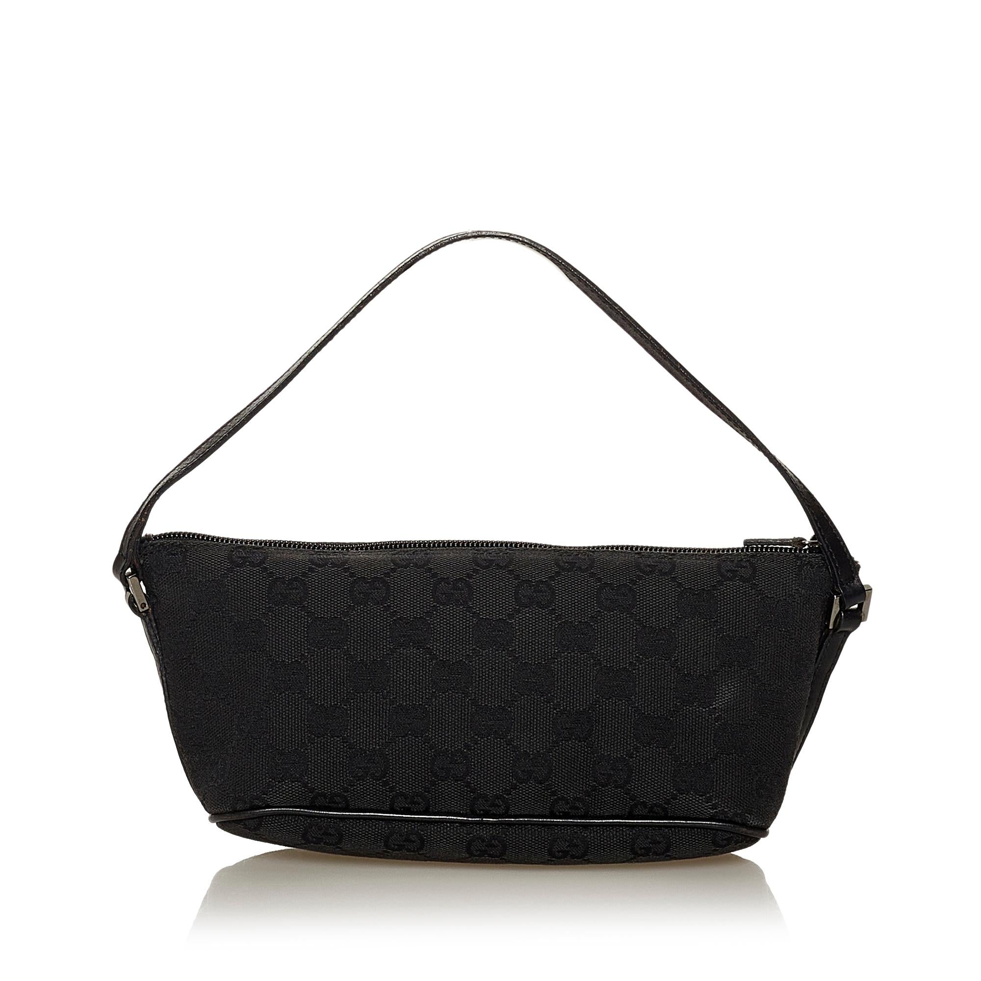 Gucci Gucci Canvas Boat Baguette (SHG-28600)