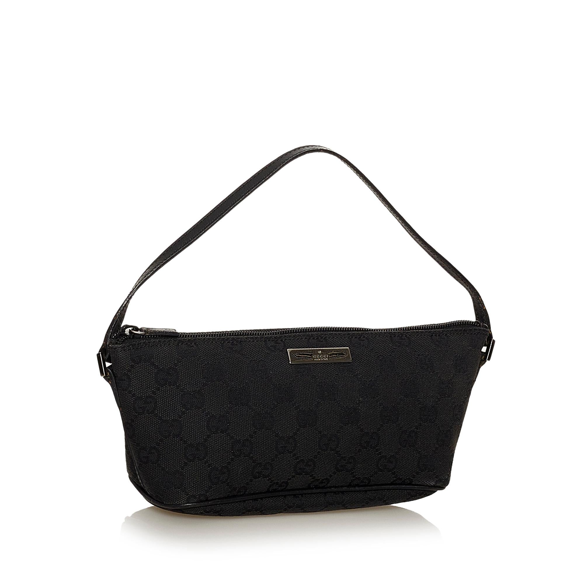 Gucci Gucci Canvas Boat Baguette (SHG-28600)