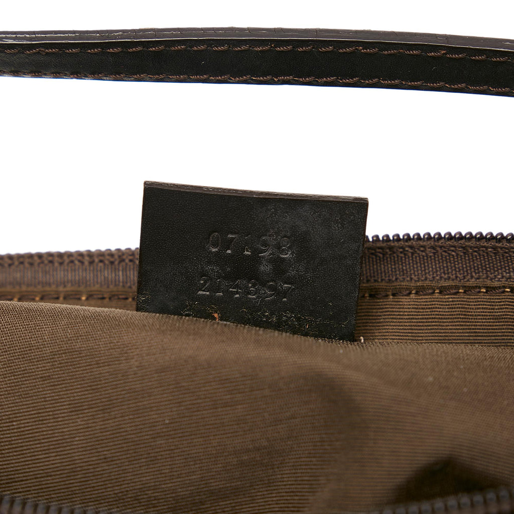 Gucci Gucci Canvas Boat Baguette (SHG-28627)