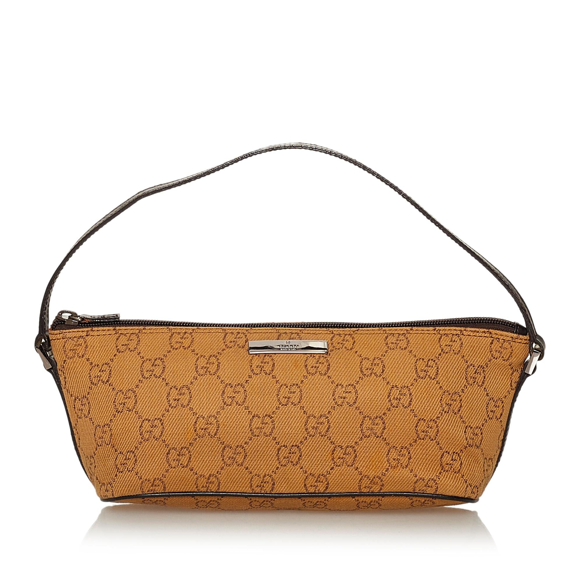 Gucci Gucci Canvas Boat Baguette (SHG-28627)