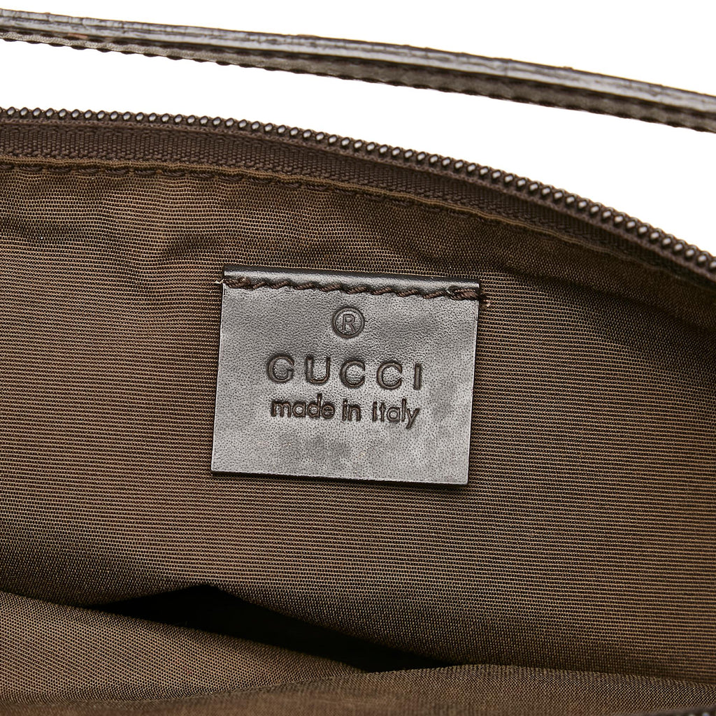 Gucci Gucci Canvas Boat Baguette (SHG-28627)