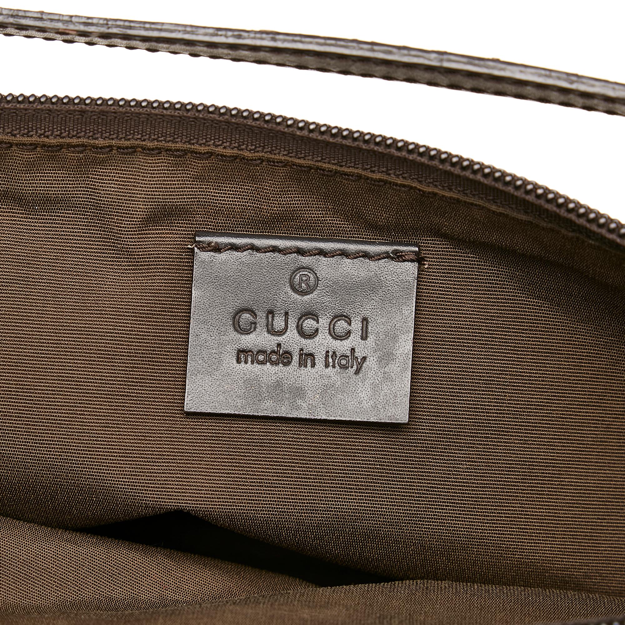 Gucci Gucci Canvas Boat Baguette (SHG-28627)