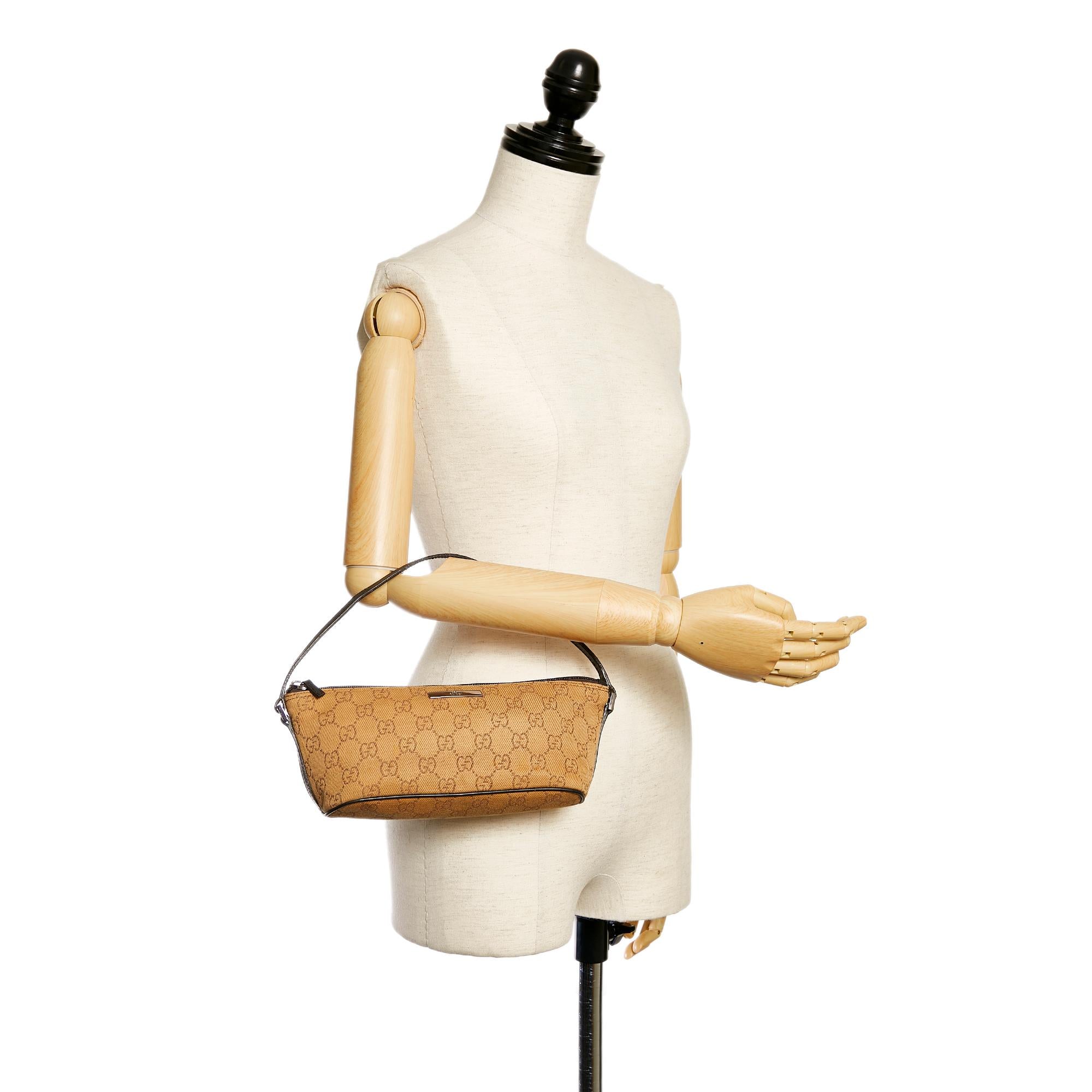 Gucci Gucci Canvas Boat Baguette (SHG-28627)