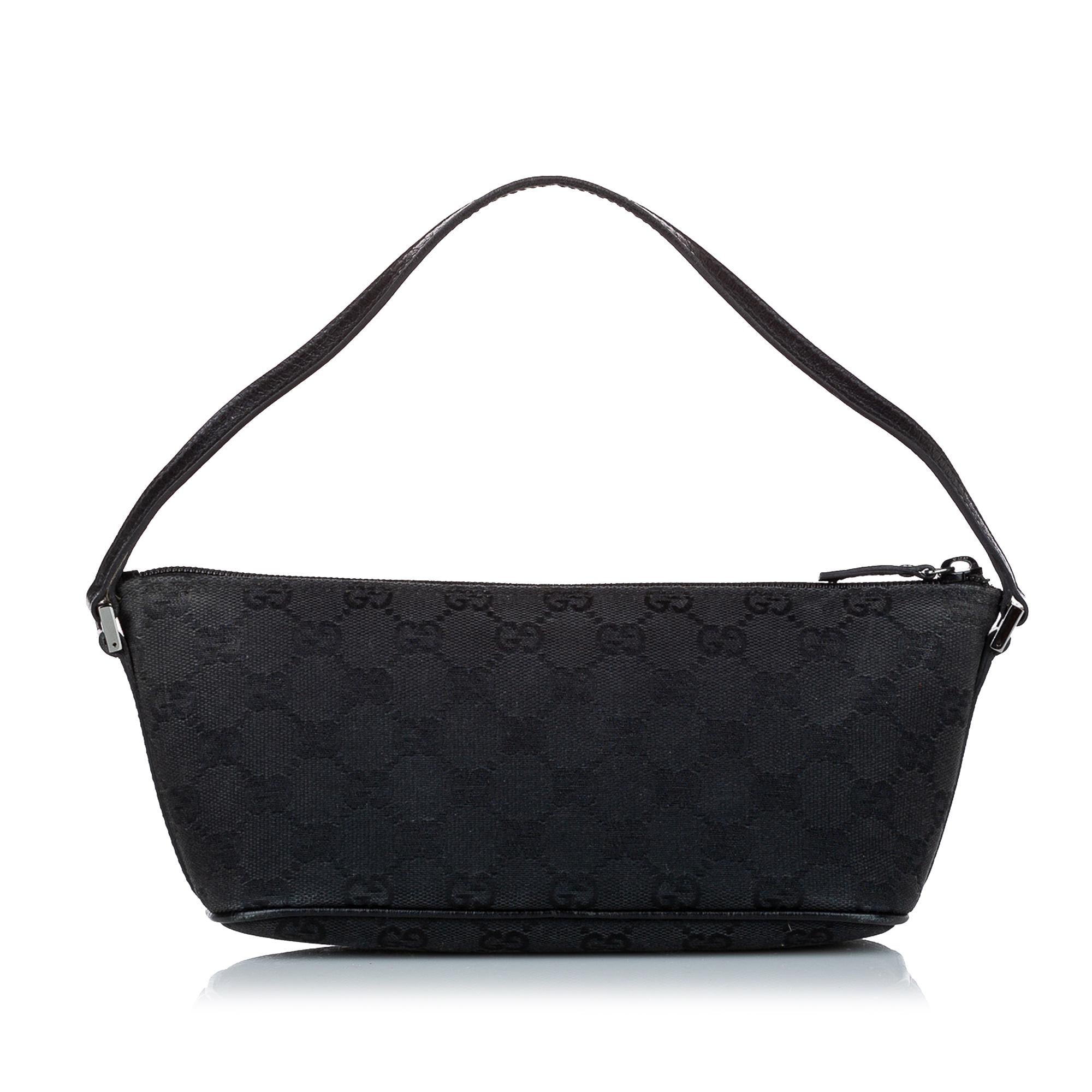 Gucci Gucci Canvas Boat Baguette (SHG-28709)