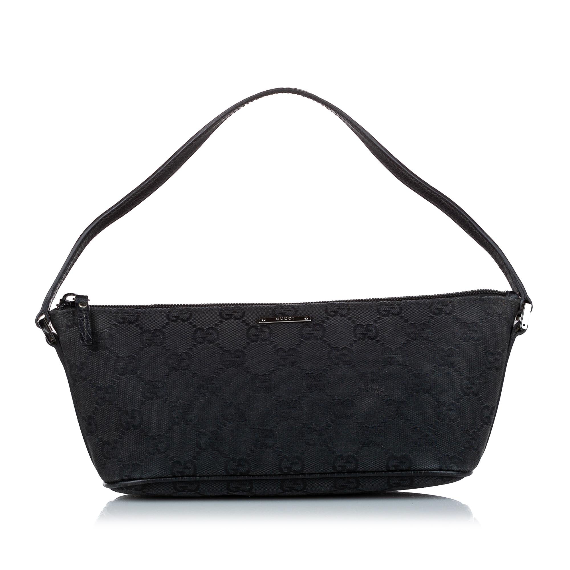 Gucci Gucci Canvas Boat Baguette (SHG-28709)