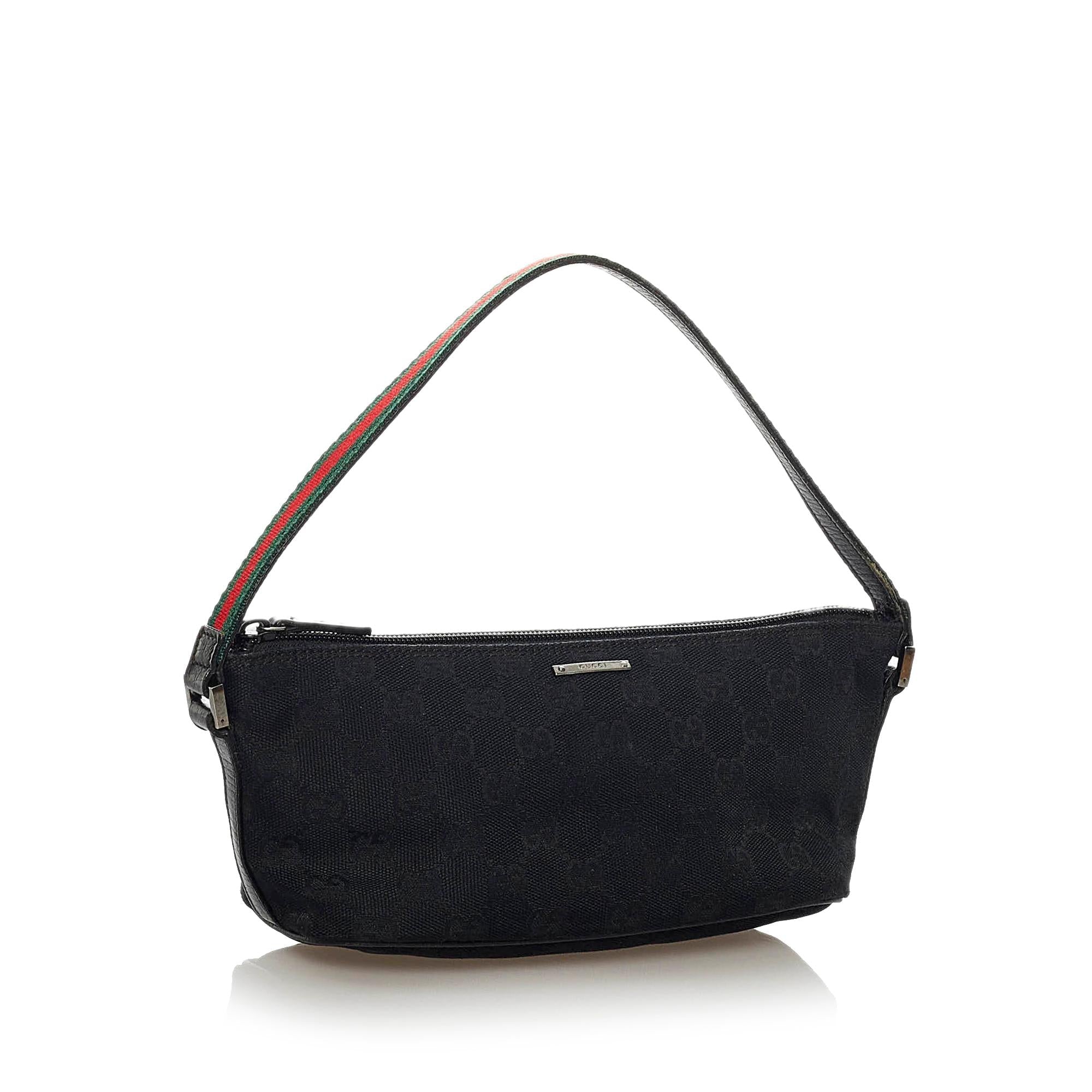Gucci Gucci Canvas Boat Baguette (SHG-29230)