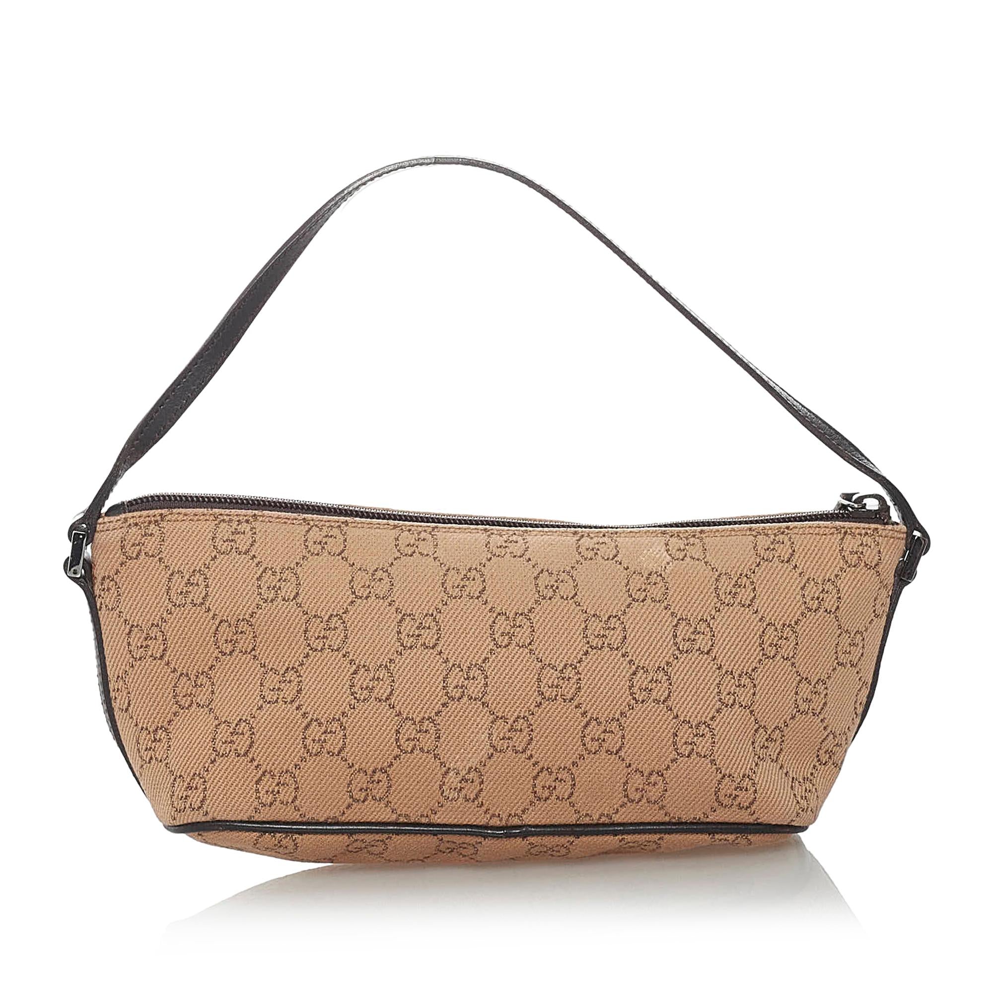 Gucci Gucci Canvas Boat Baguette (SHG-29827)