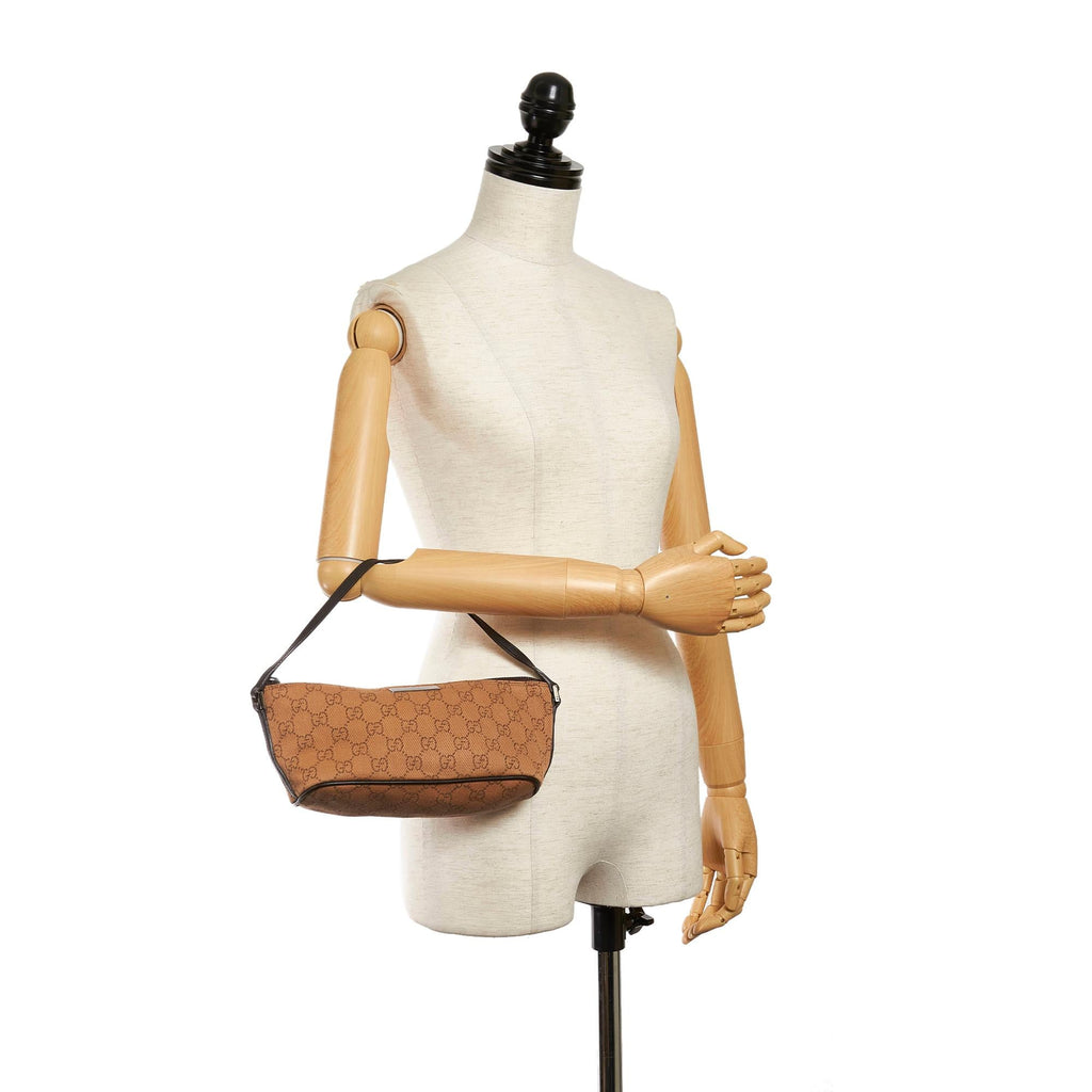 Gucci Gucci Canvas Boat Baguette (SHG-29827)