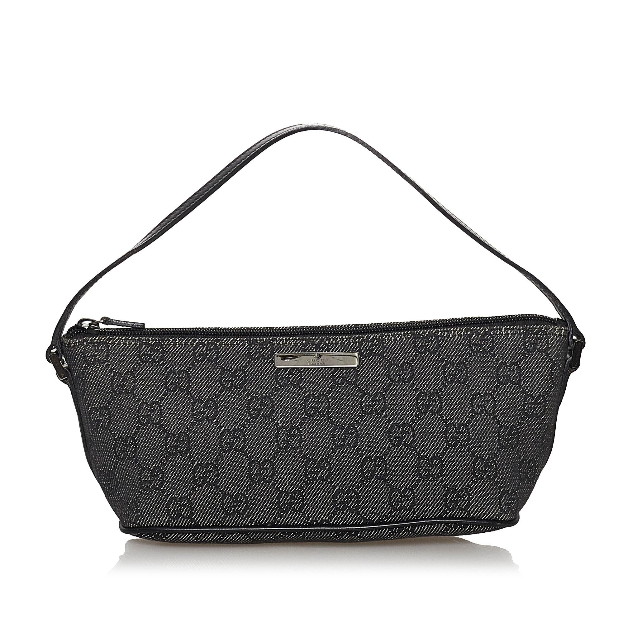 Gucci Gucci Canvas Boat Baguette (SHG-30604)