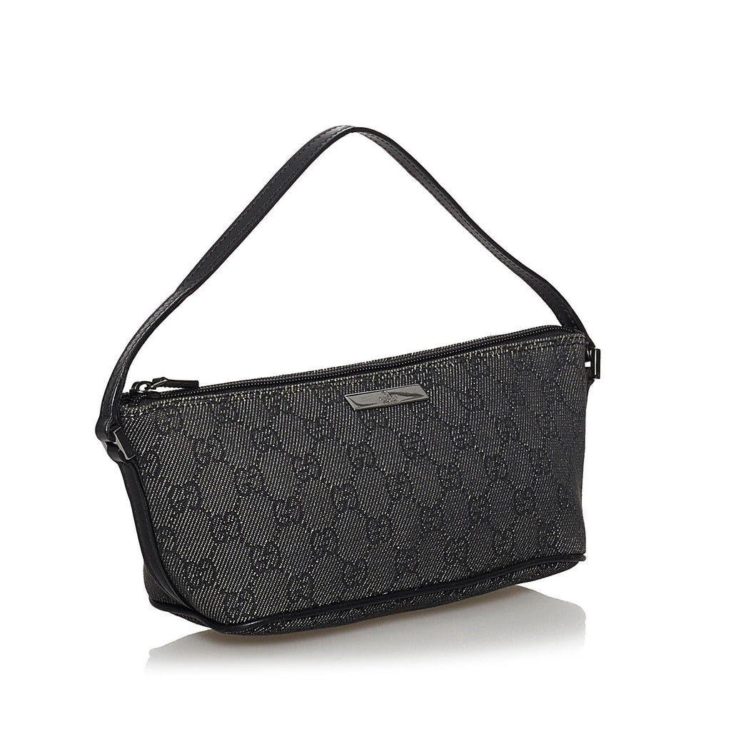 Gucci Gucci Canvas Boat Baguette (SHG-30604)