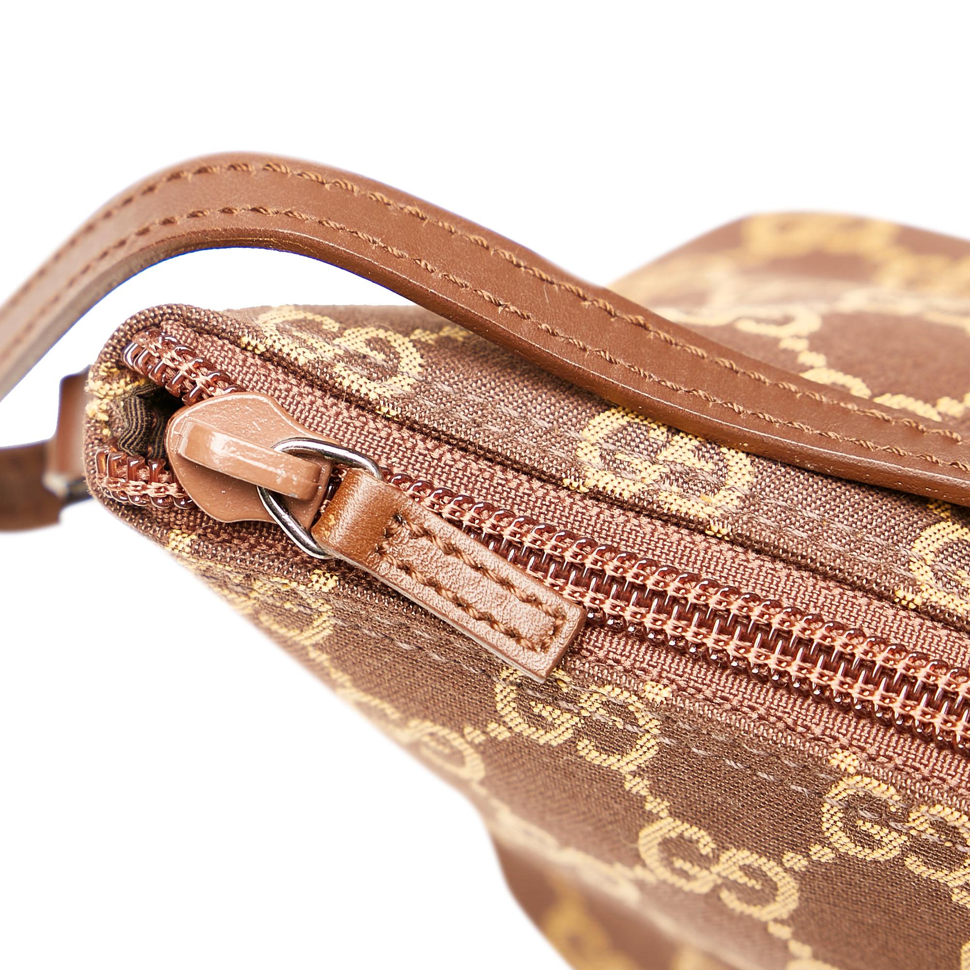 Gucci Gucci Canvas Boat Baguette (SHG-30770)