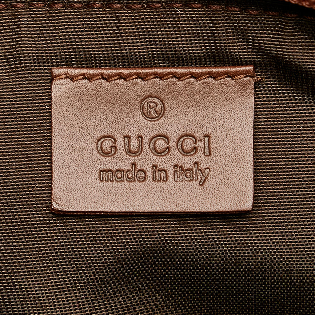 Gucci Gucci Canvas Boat Baguette (SHG-30770)