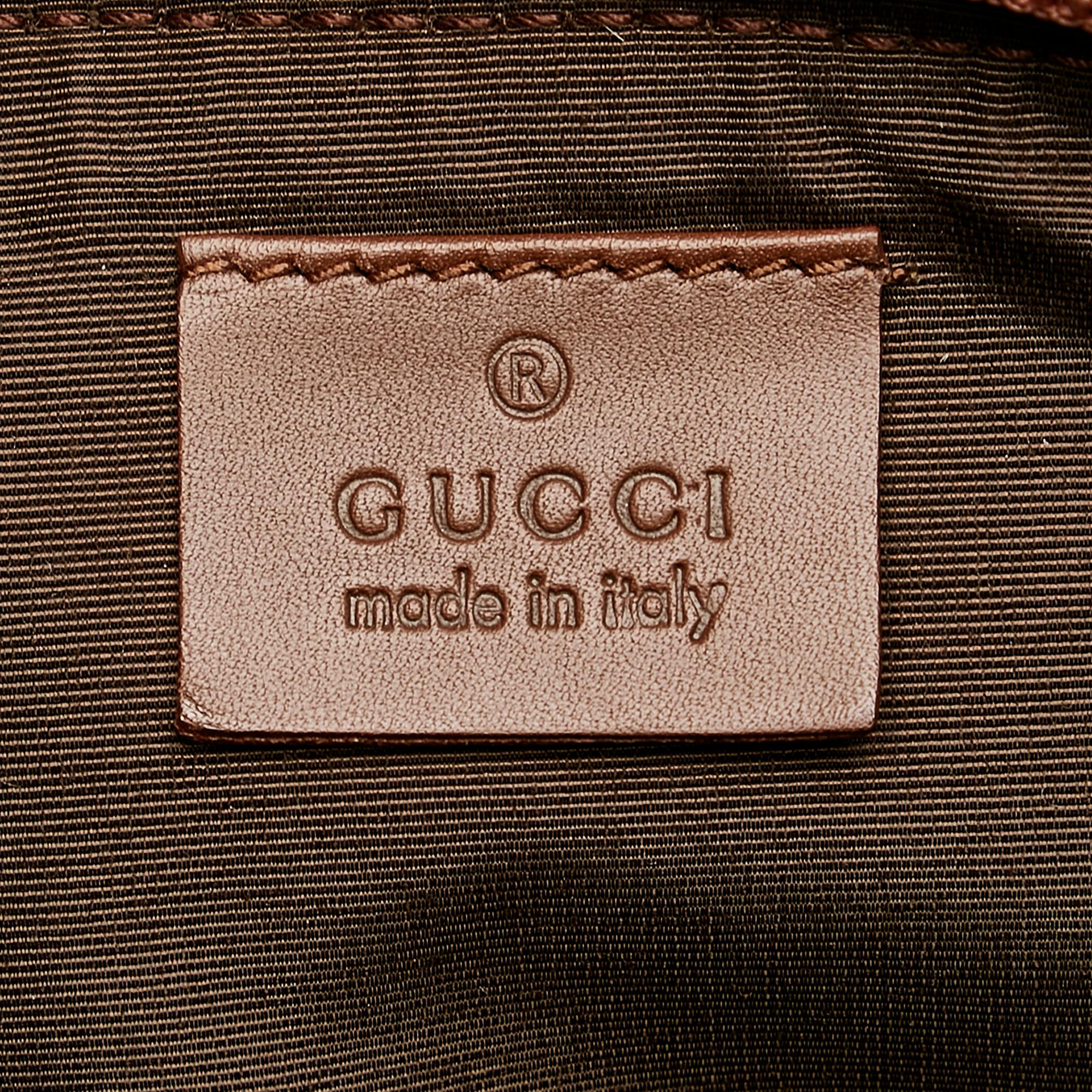 Gucci Gucci Canvas Boat Baguette (SHG-30770)