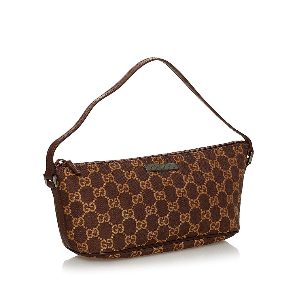 Gucci Gucci Canvas Boat Baguette (SHG-30770)