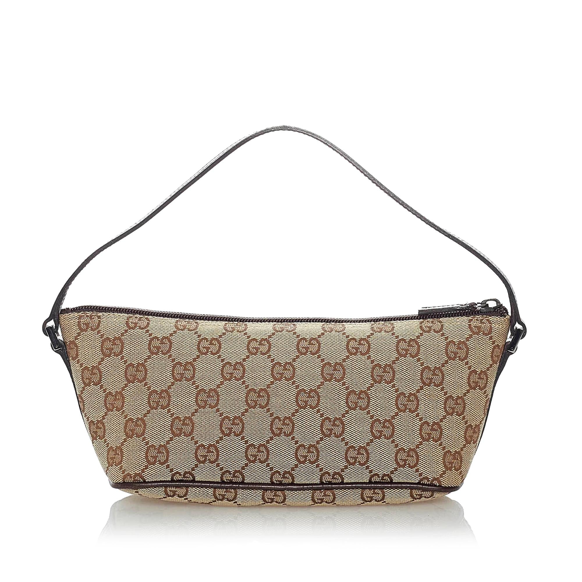 Gucci Gucci Canvas Boat Baguette (SHG-30775)