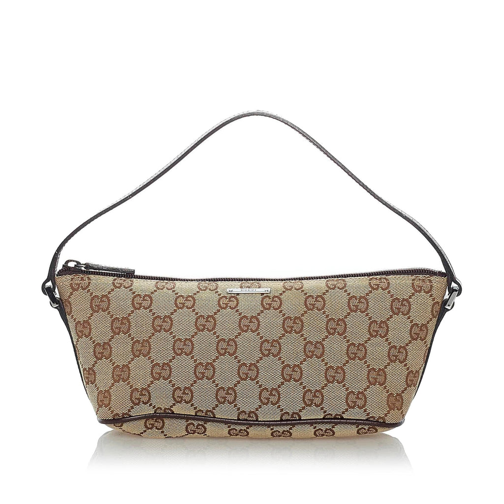 Gucci Gucci Canvas Boat Baguette (SHG-30775)