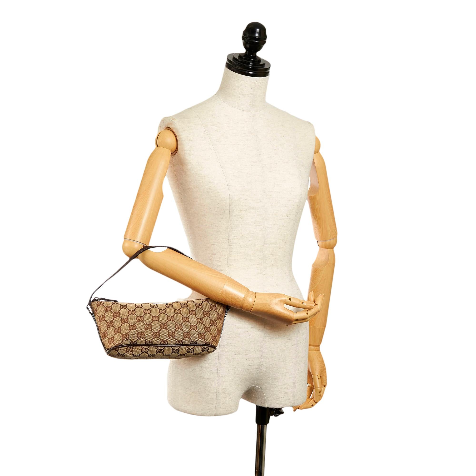 Gucci Gucci Canvas Boat Baguette (SHG-30775)