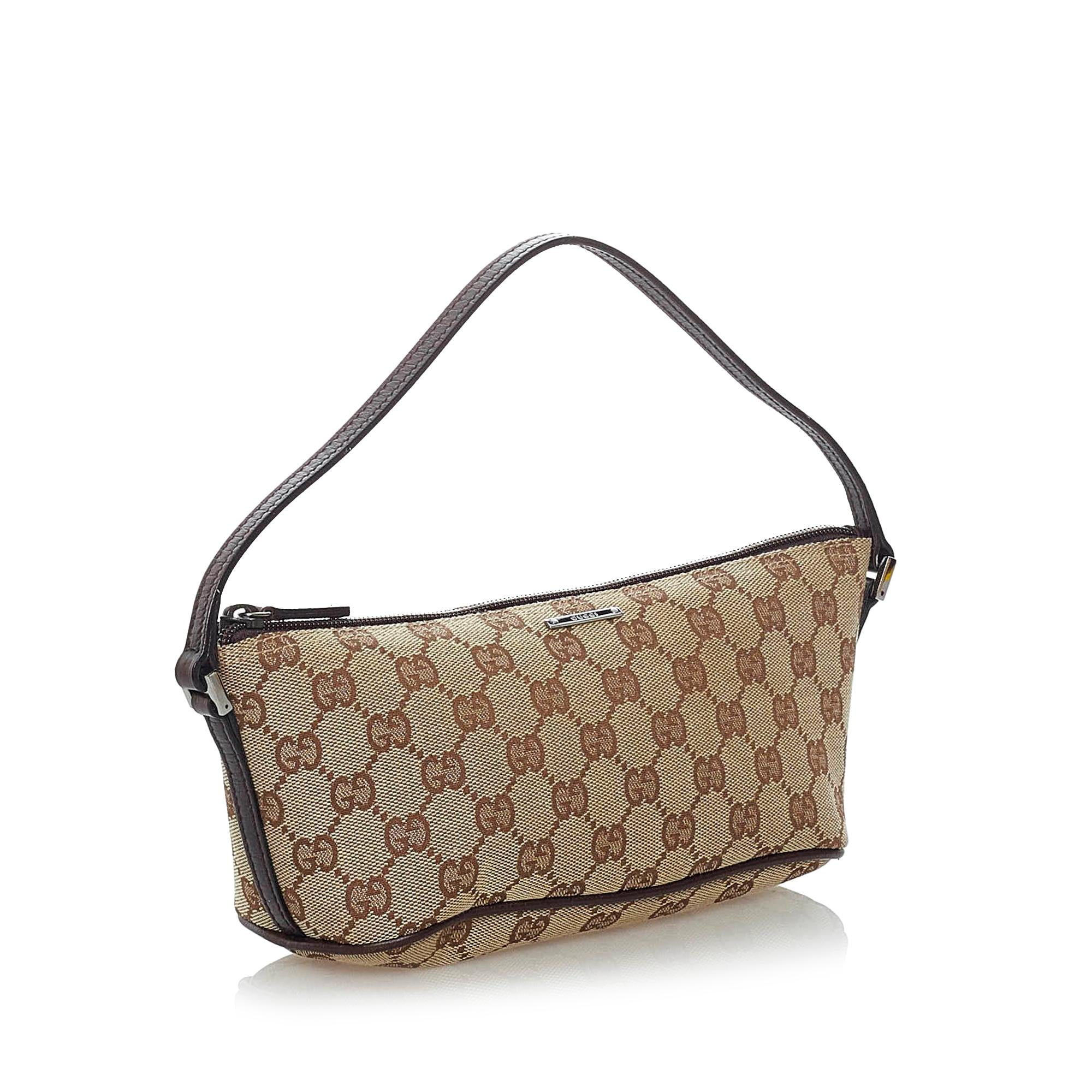 Gucci Gucci Canvas Boat Baguette (SHG-30775)