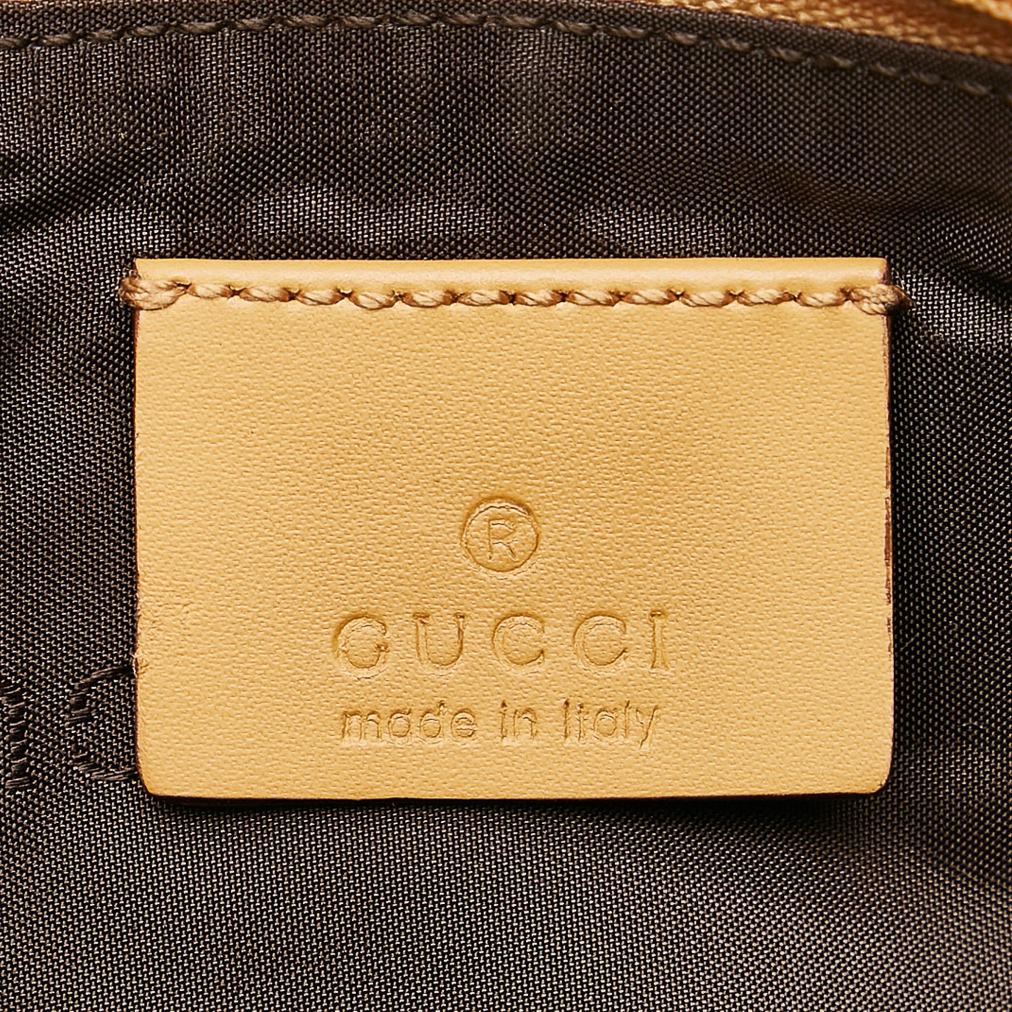 Gucci Gucci Canvas Boat Baguette (SHG-30839)