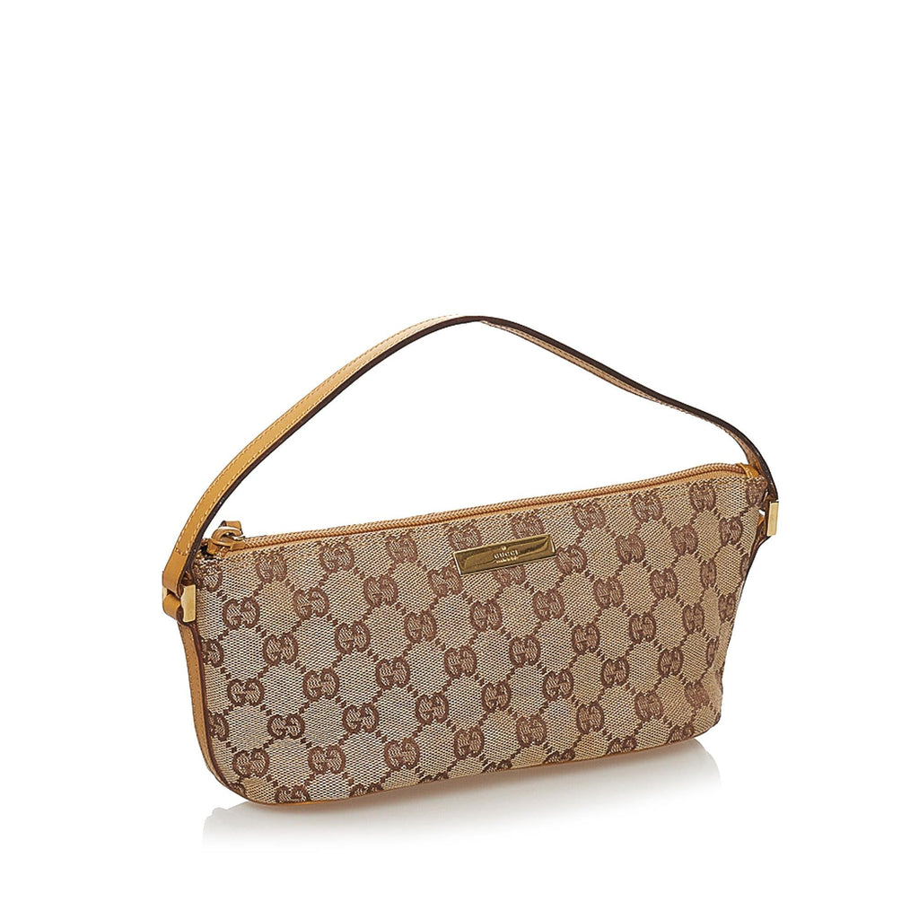 Gucci Gucci Canvas Boat Baguette (SHG-30839)