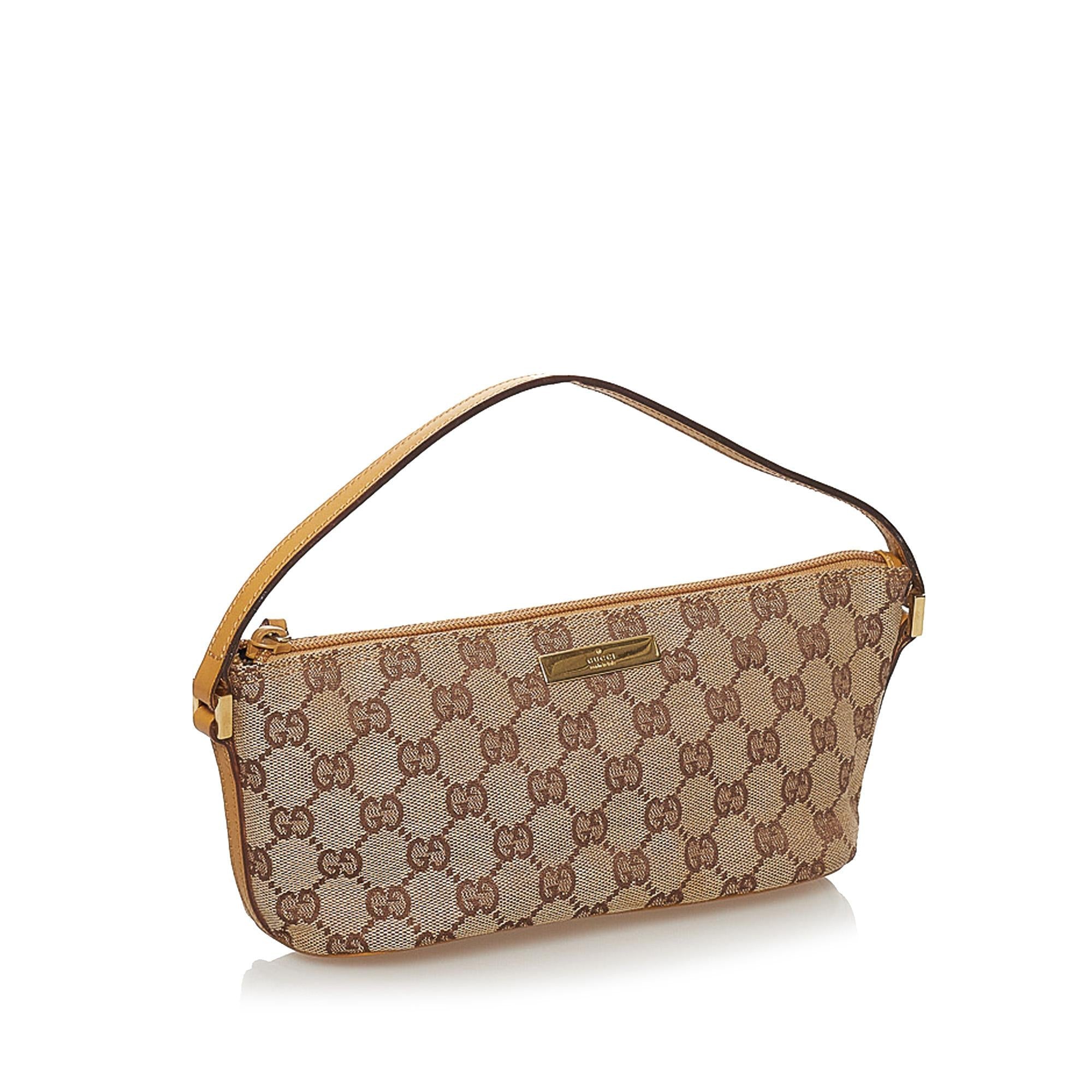 Gucci Gucci Canvas Boat Baguette (SHG-30839)