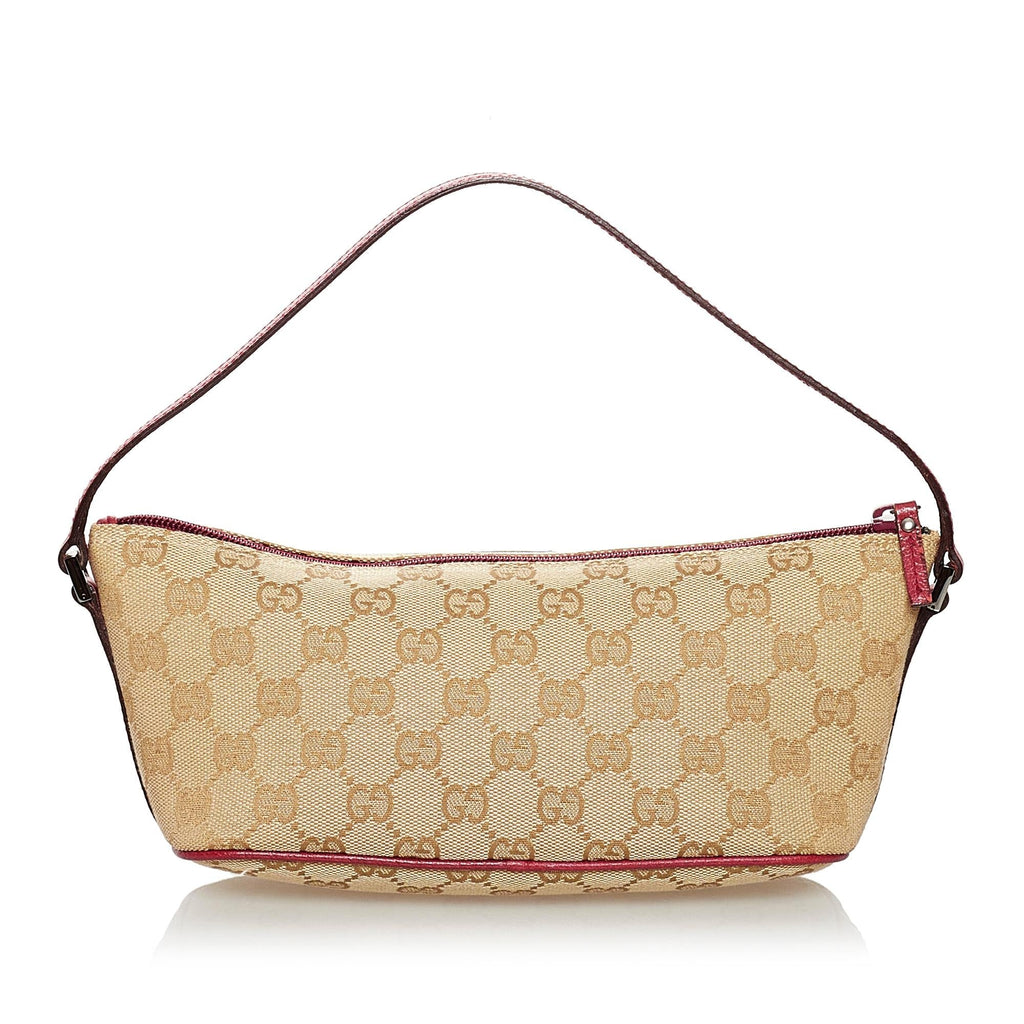 Gucci Gucci Canvas Boat Baguette (SHG-30849)