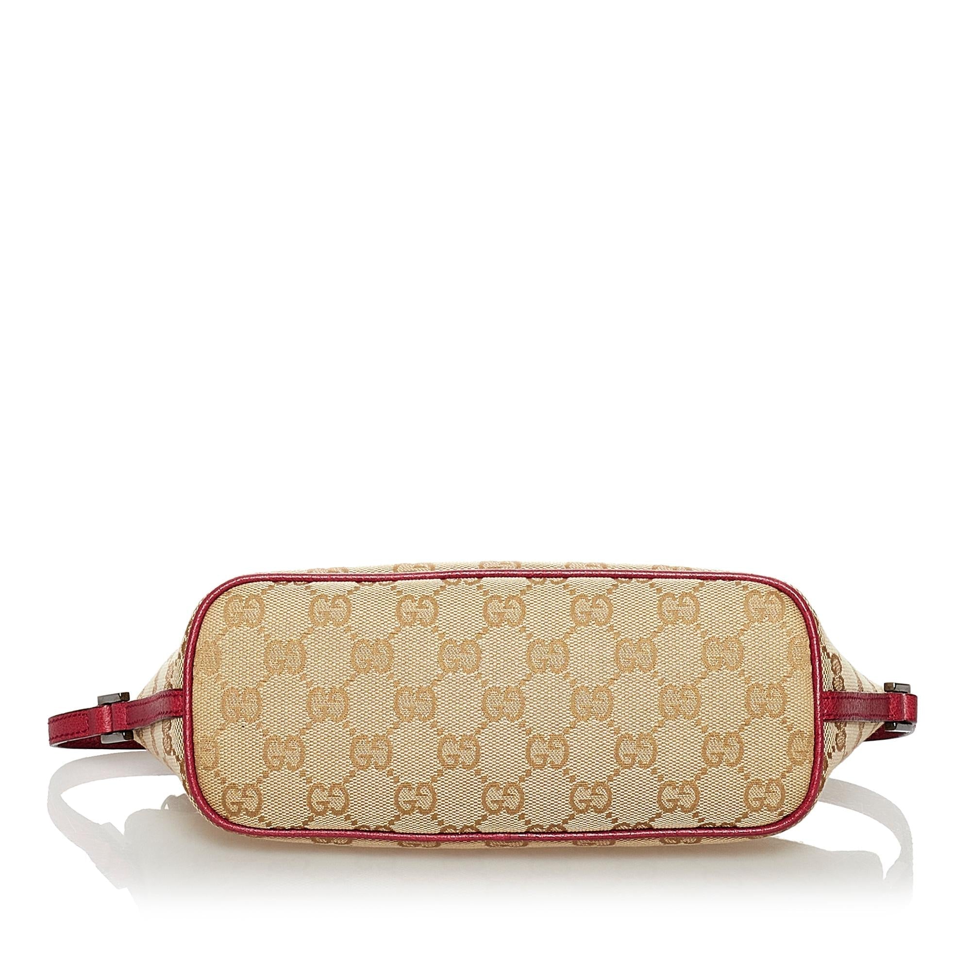 Gucci Gucci Canvas Boat Baguette (SHG-30849)