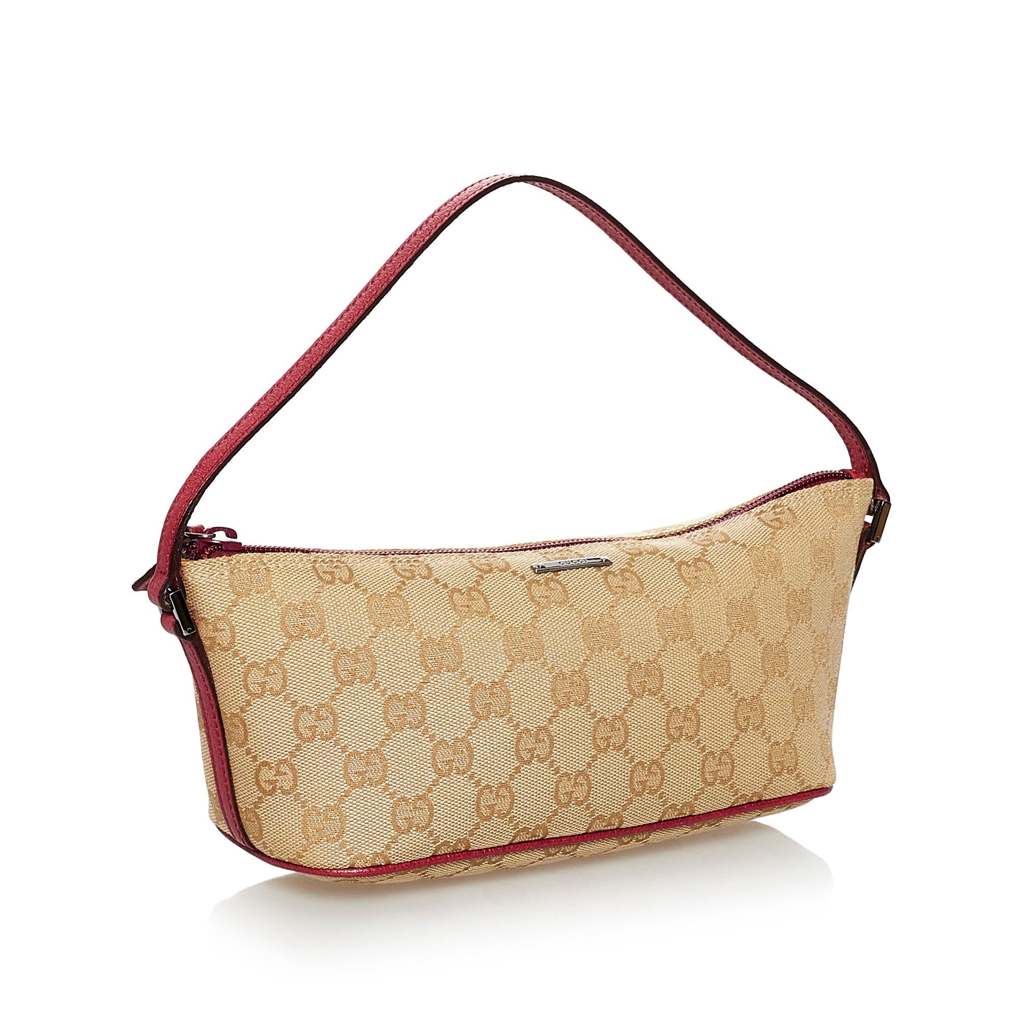 Gucci Gucci Canvas Boat Baguette (SHG-30849)