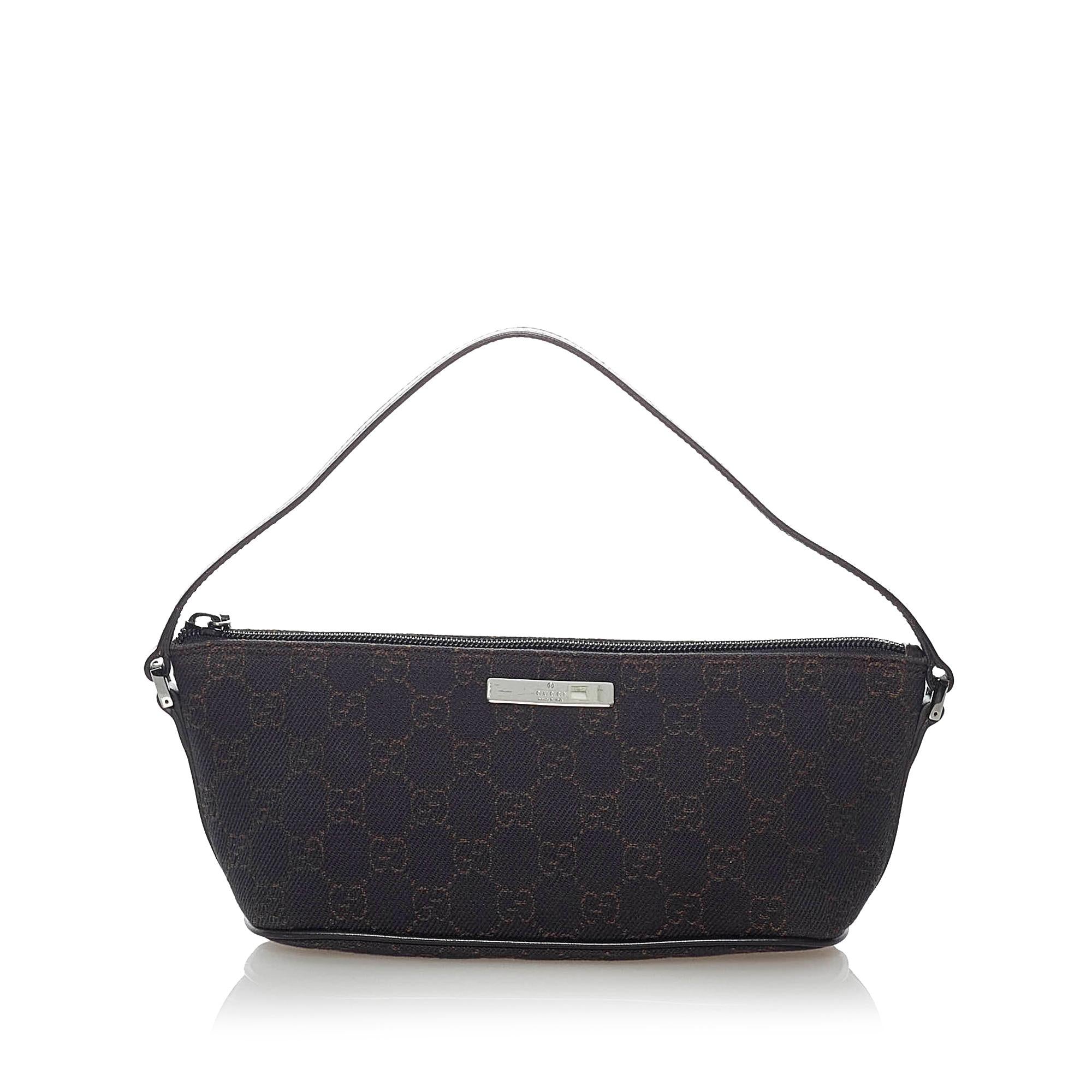 Gucci Gucci Canvas Boat Baguette (SHG-30880)