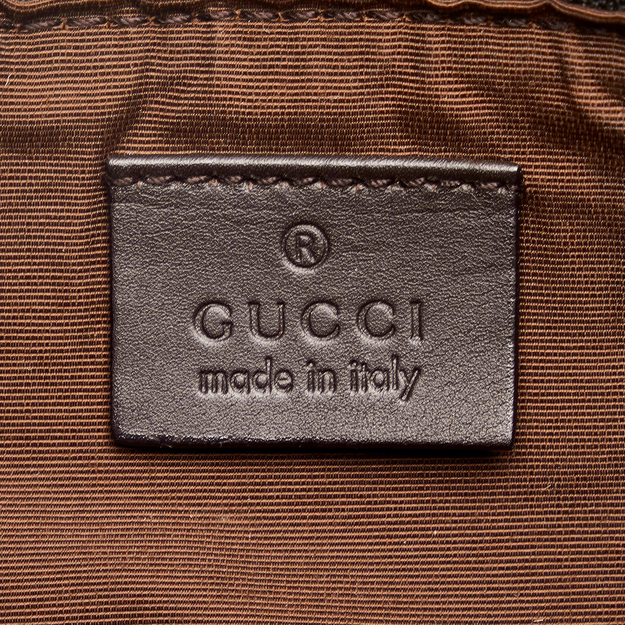 Gucci Gucci Canvas Boat Baguette (SHG-30880)