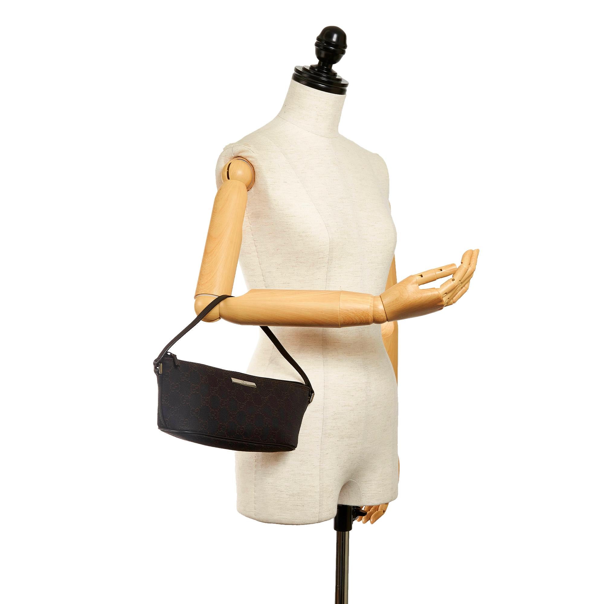Gucci Gucci Canvas Boat Baguette (SHG-30880)