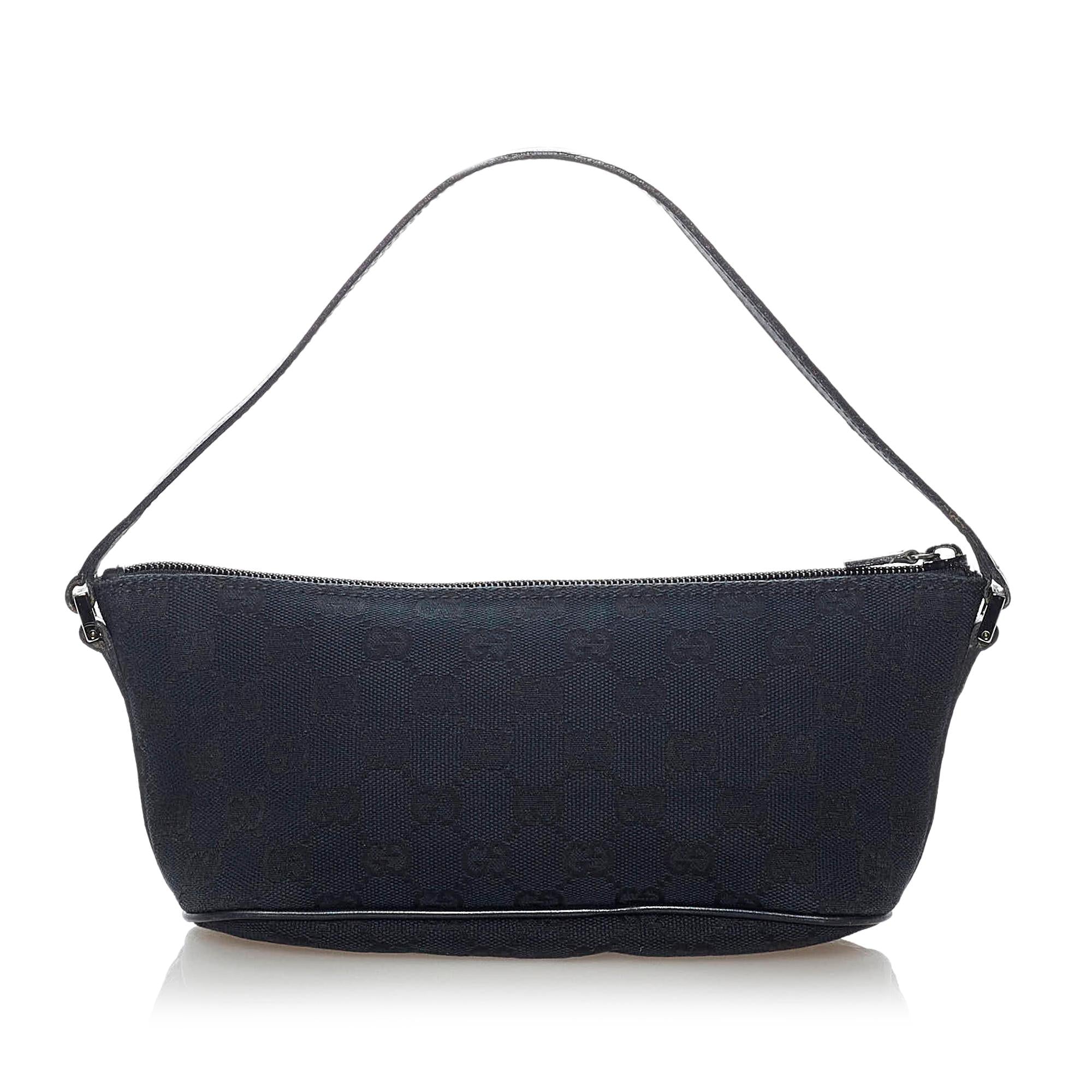Gucci Gucci Canvas Boat Baguette (SHG-30998)