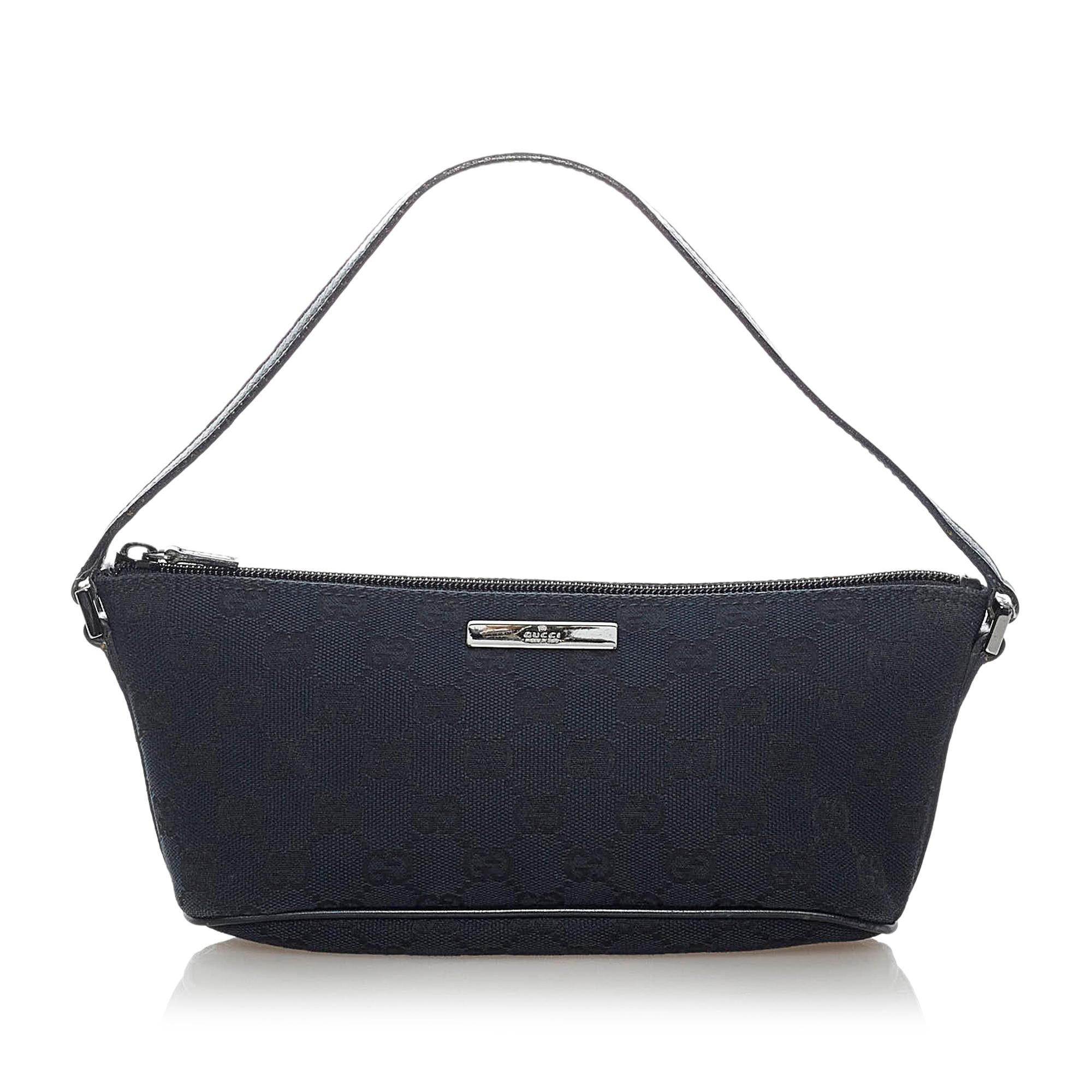 Gucci Gucci Canvas Boat Baguette (SHG-30998)
